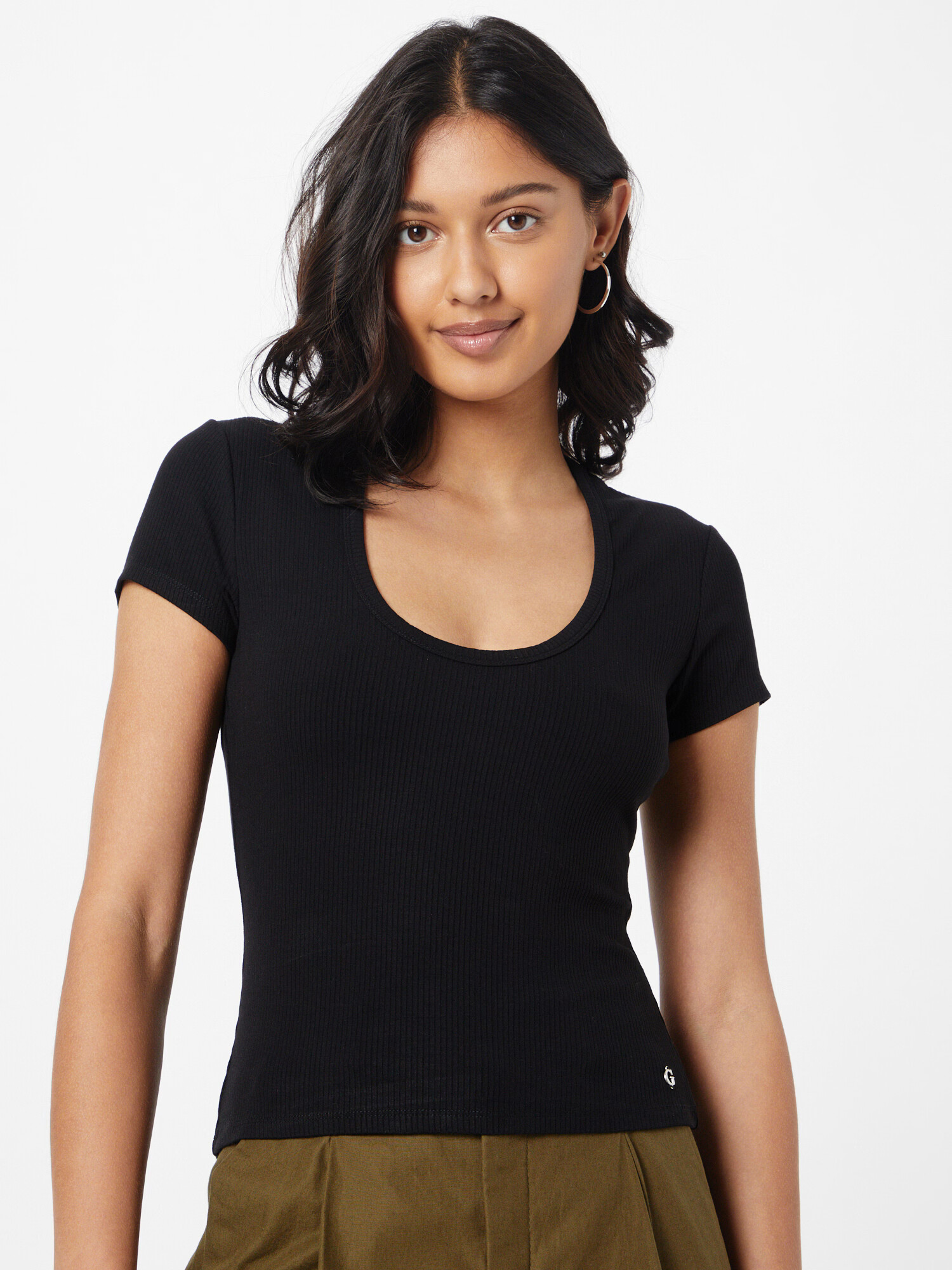 GUESS Tricou 'LYNN' negru - Pled.ro