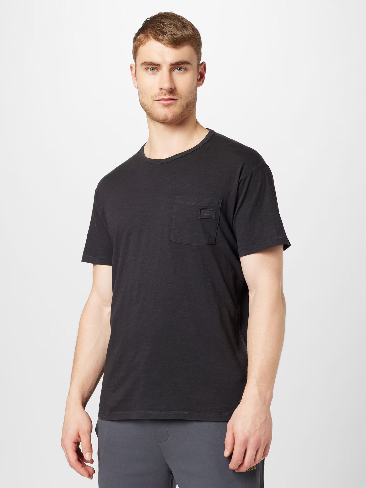 GUESS Tricou negru - Pled.ro