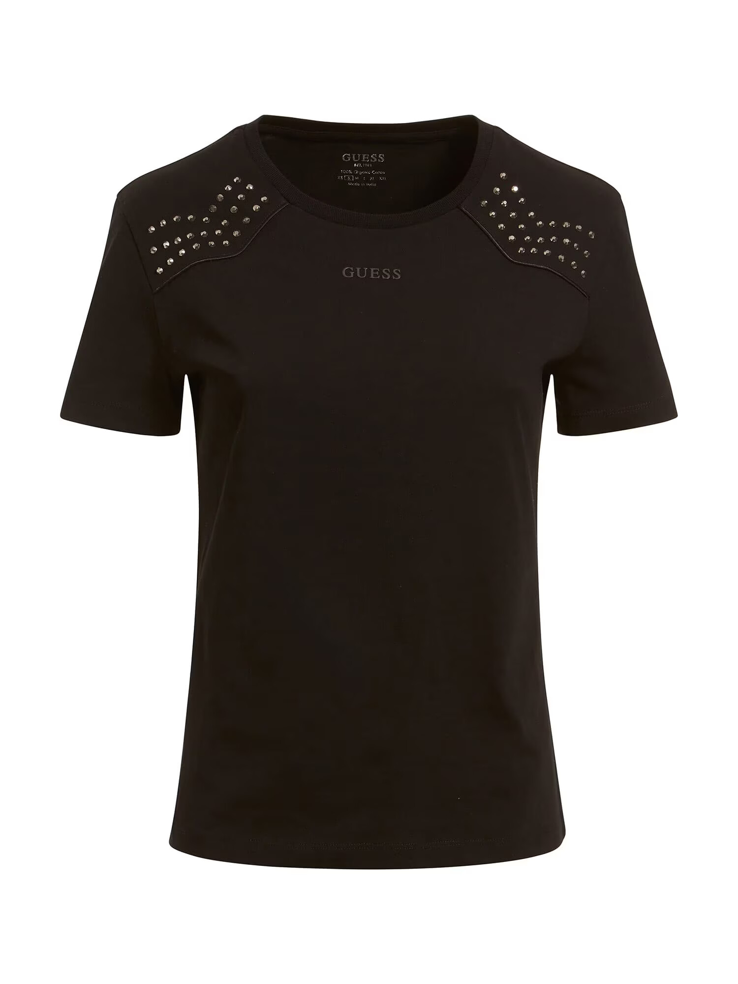 GUESS Tricou negru - Pled.ro