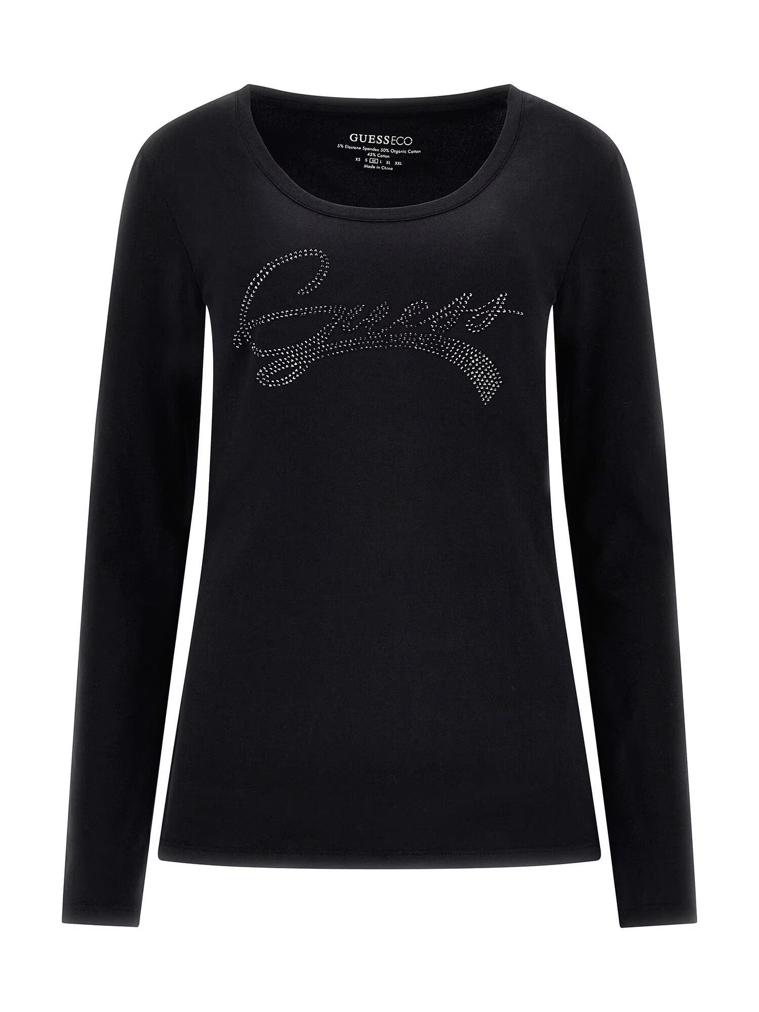 GUESS Tricou negru - Pled.ro