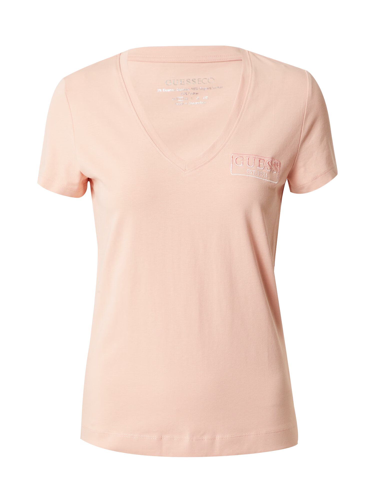 GUESS Tricou rosé / alb - Pled.ro