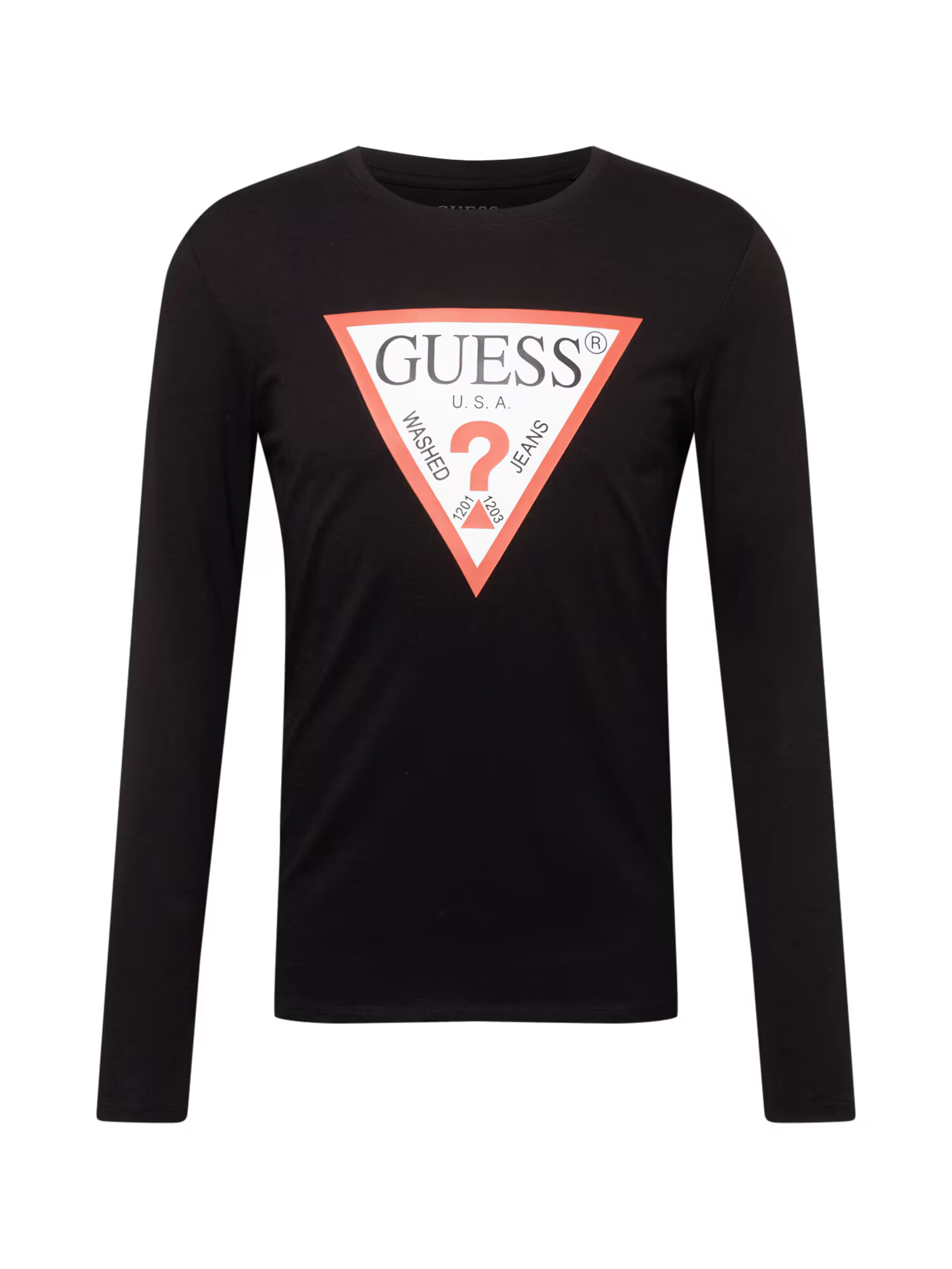 GUESS Tricou roșu deschis / negru / alb - Pled.ro