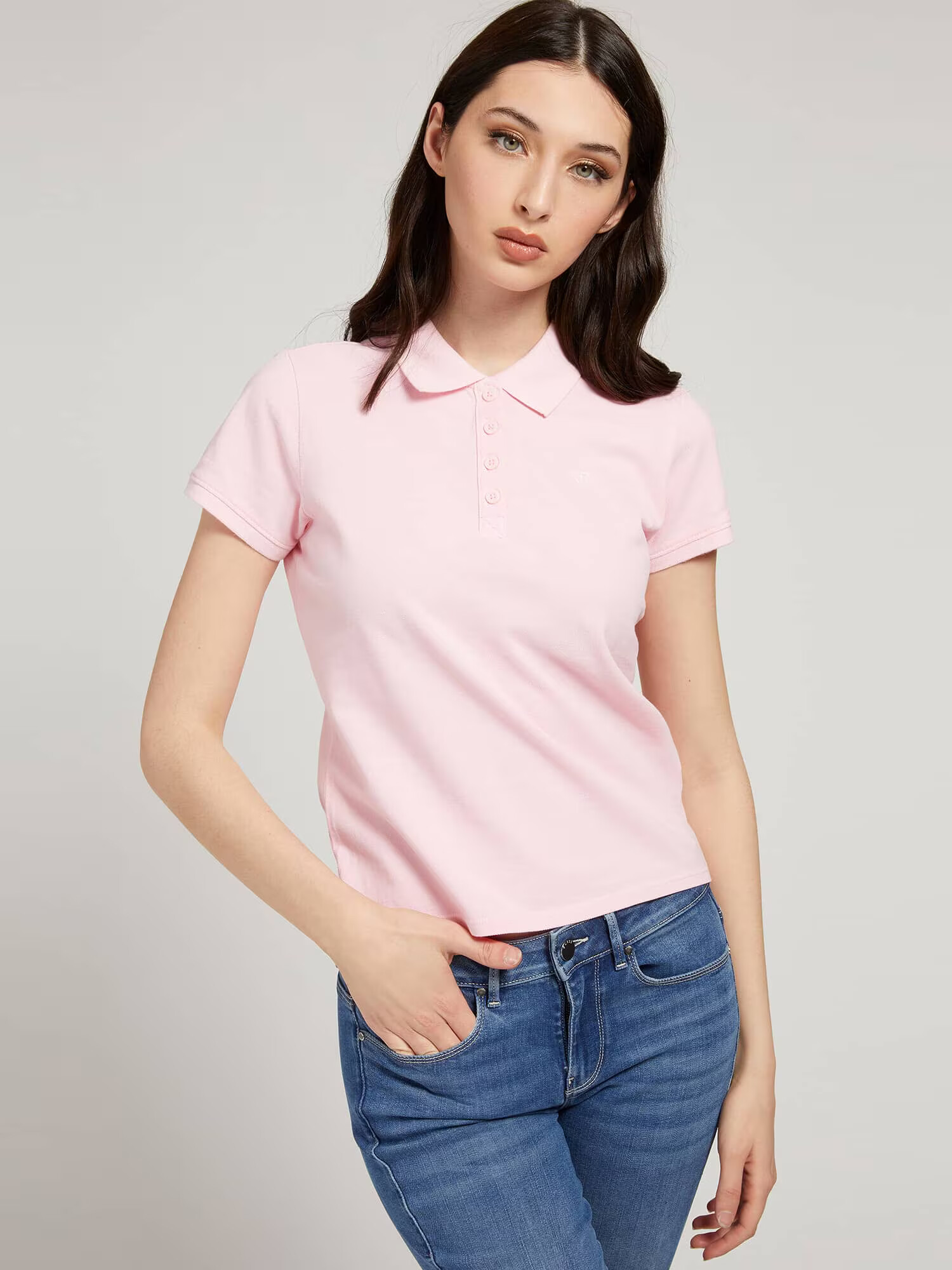 GUESS Tricou roz - Pled.ro