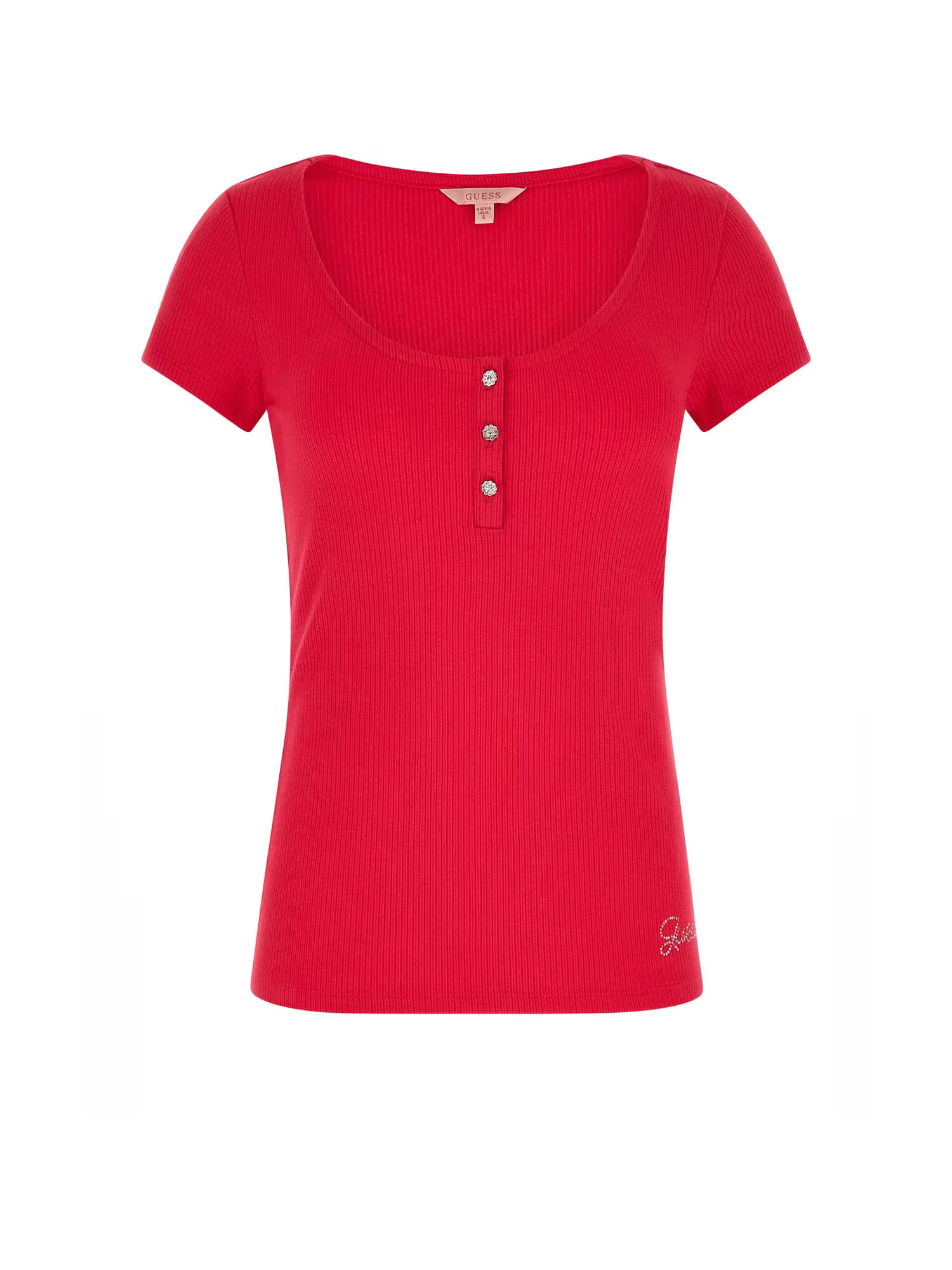 GUESS Tricou roz - Pled.ro