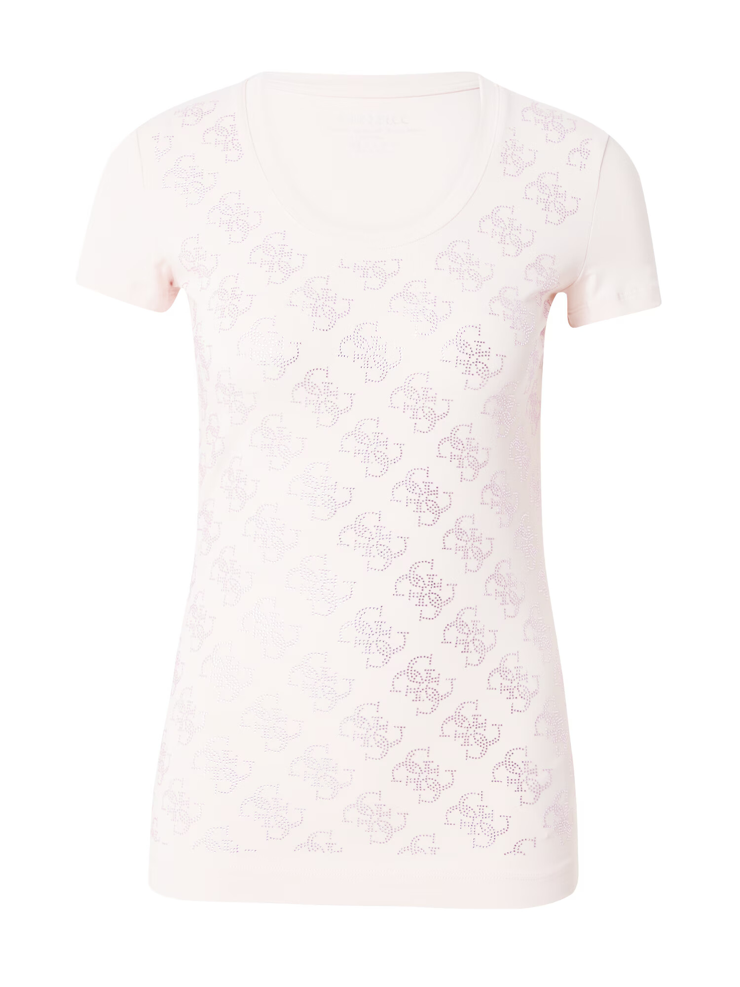 GUESS Tricou roz / argintiu - Pled.ro