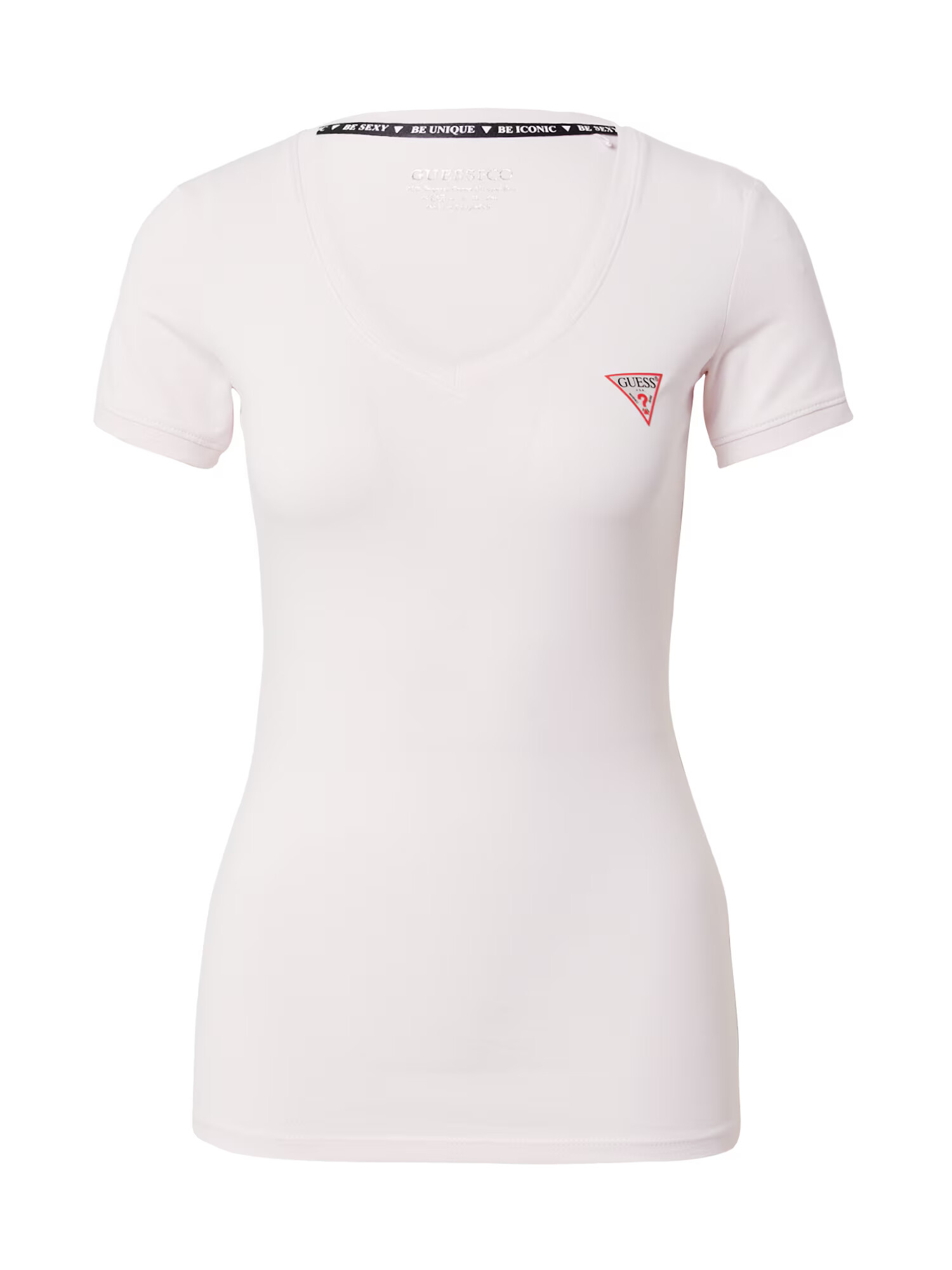 GUESS Tricou roz pastel / roșu - Pled.ro