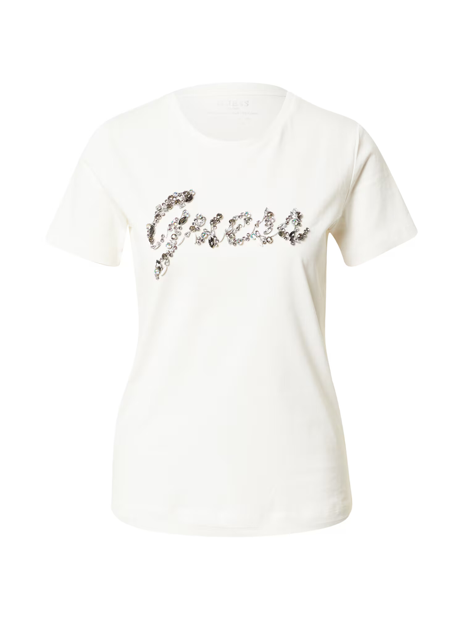 GUESS Tricou transparent / alb - Pled.ro