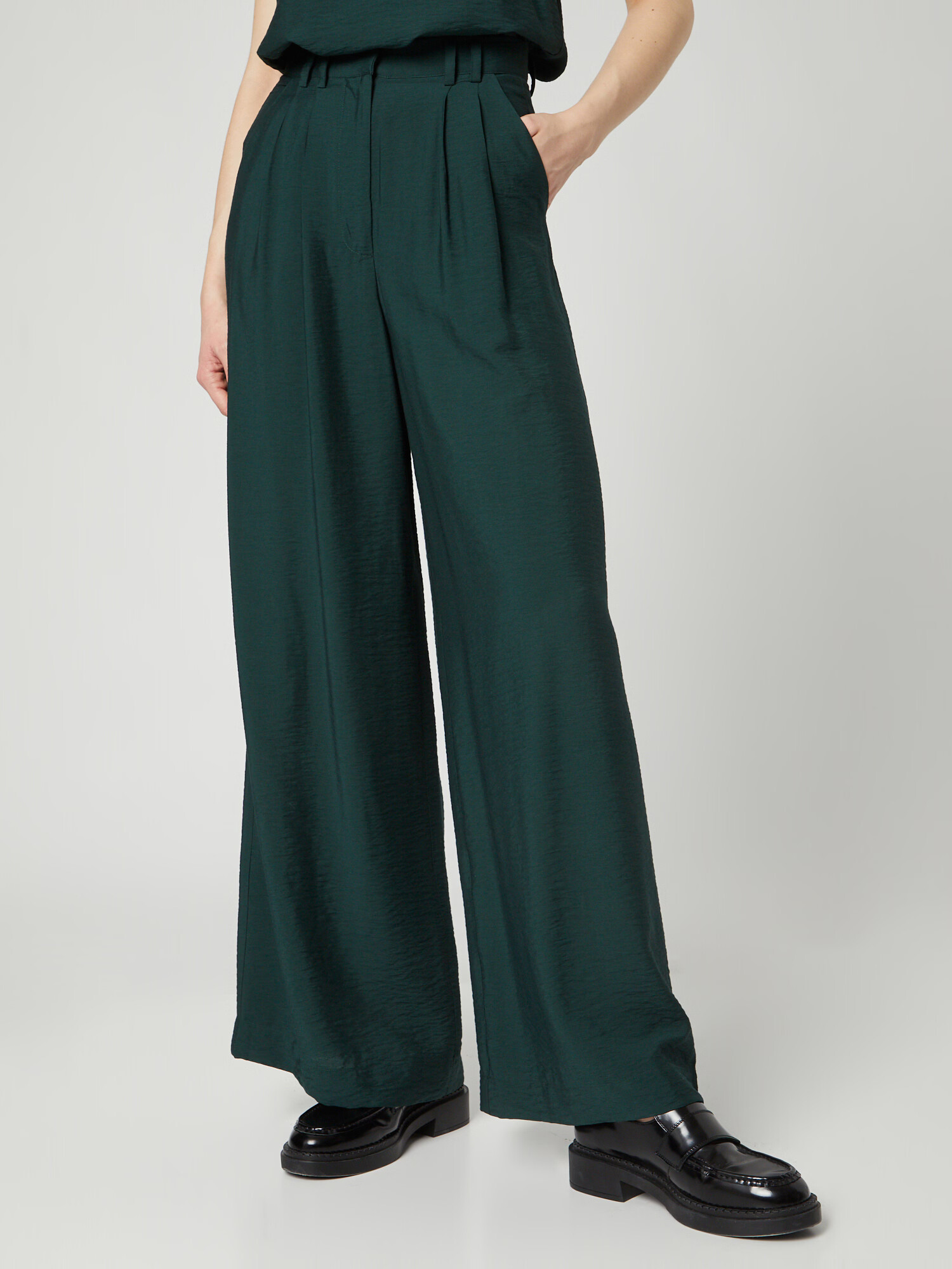 Guido Maria Kretschmer Women Pantaloni 'Finja' verde smarald - Pled.ro