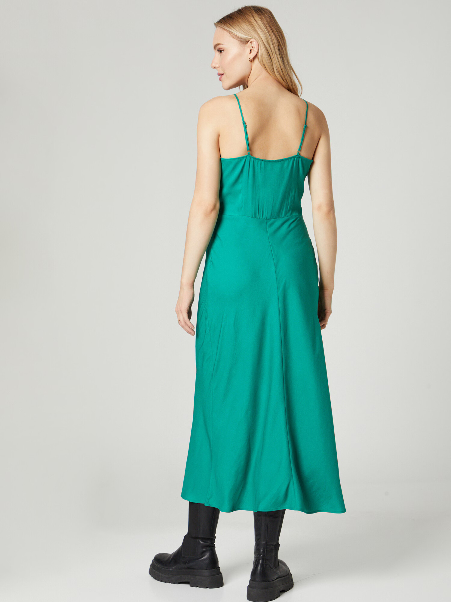 Guido Maria Kretschmer Collection Rochie 'Jaila' verde jad - Pled.ro