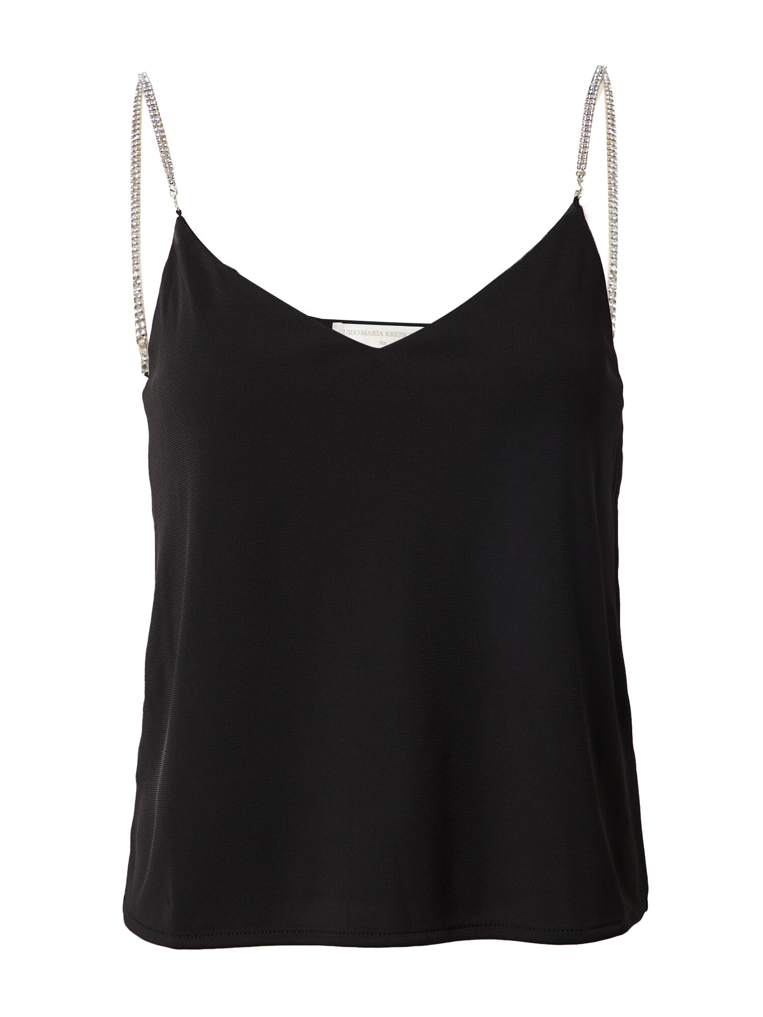 Guido Maria Kretschmer Women Top 'Emelie' negru / argintiu - Pled.ro