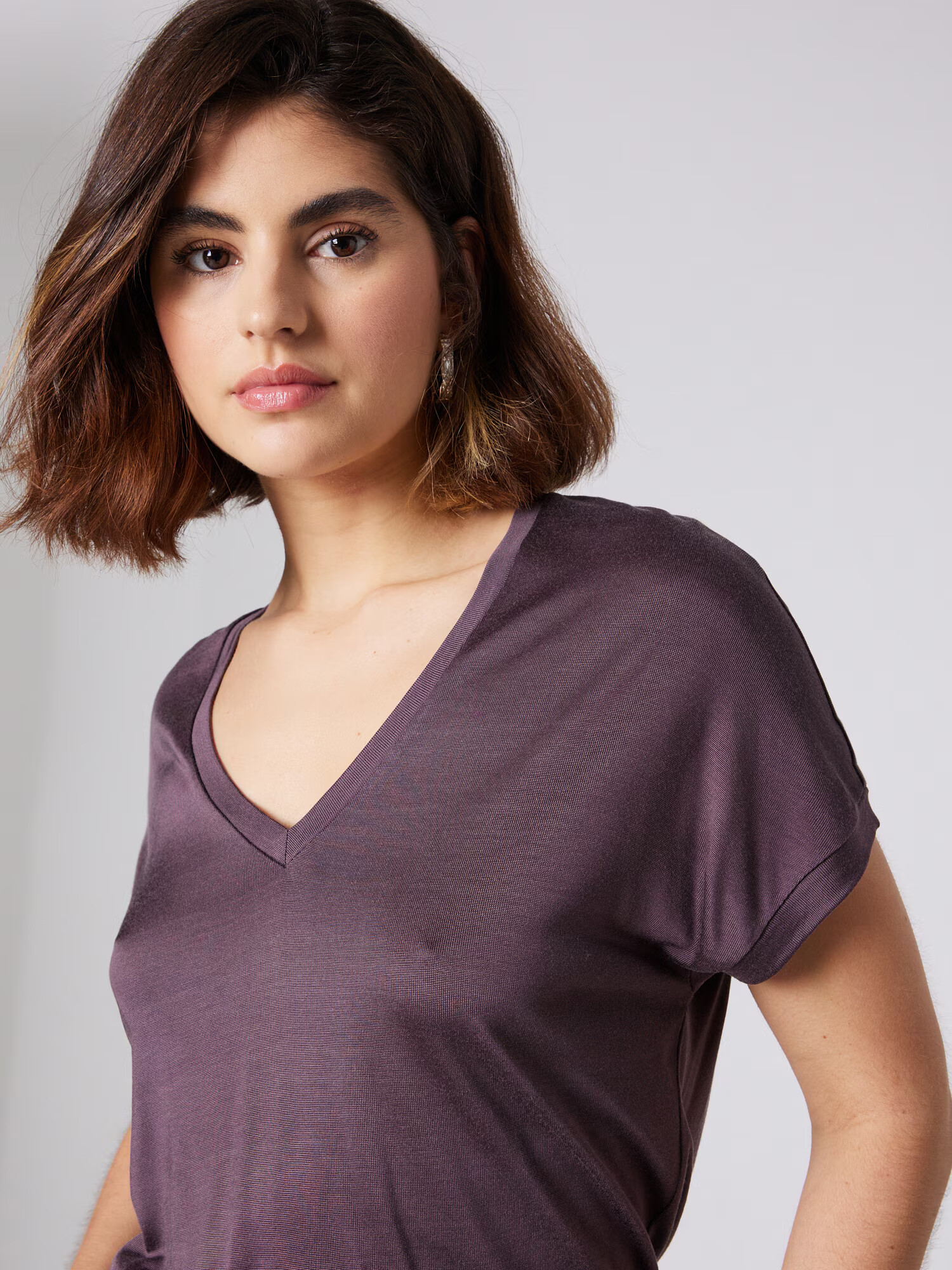 Guido Maria Kretschmer Women Tricou 'Nia' mov zmeură - Pled.ro