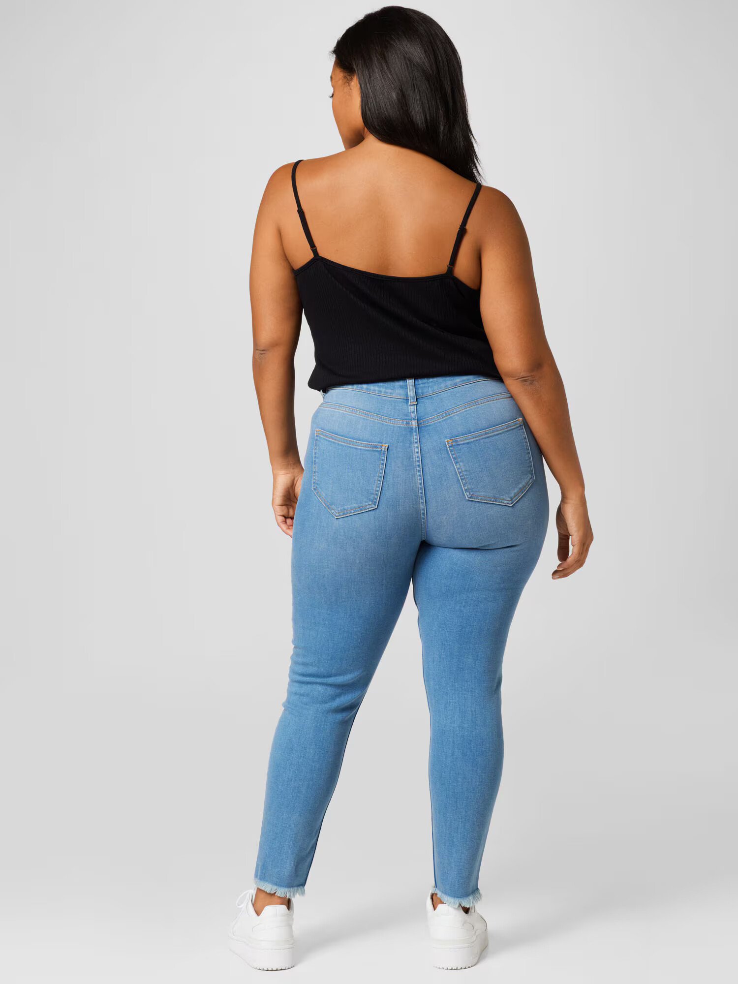 Guido Maria Kretschmer Curvy Jeans 'Isa' albastru deschis - Pled.ro