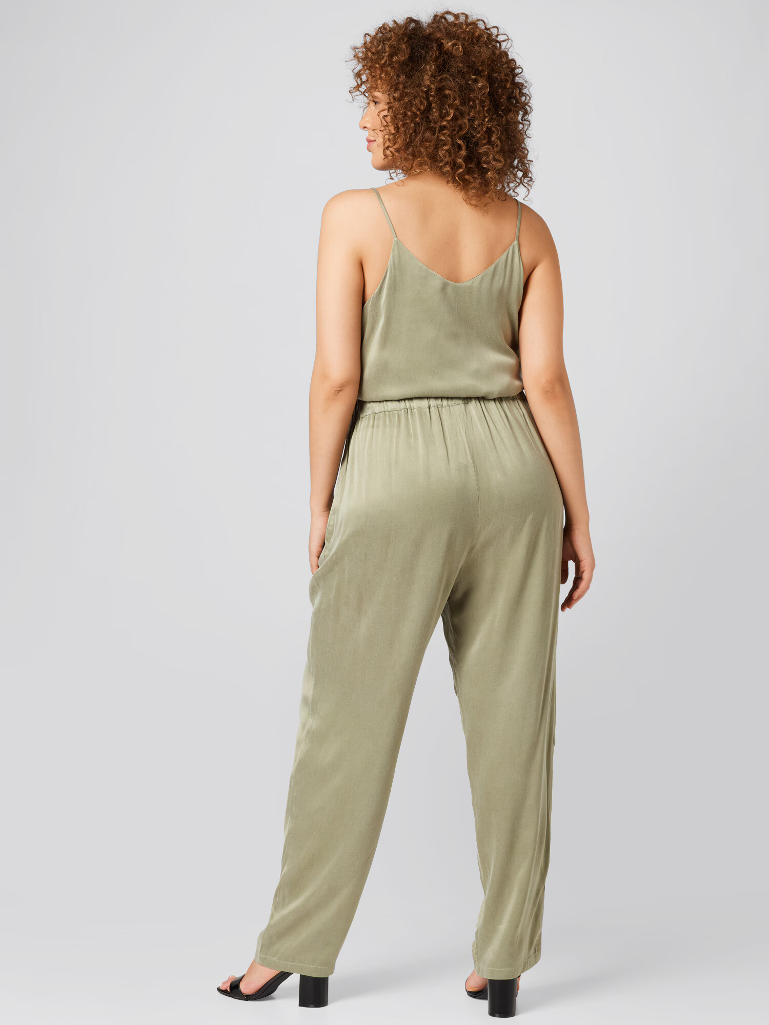 Guido Maria Kretschmer Curvy Pantaloni 'Mona' verde mentă - Pled.ro