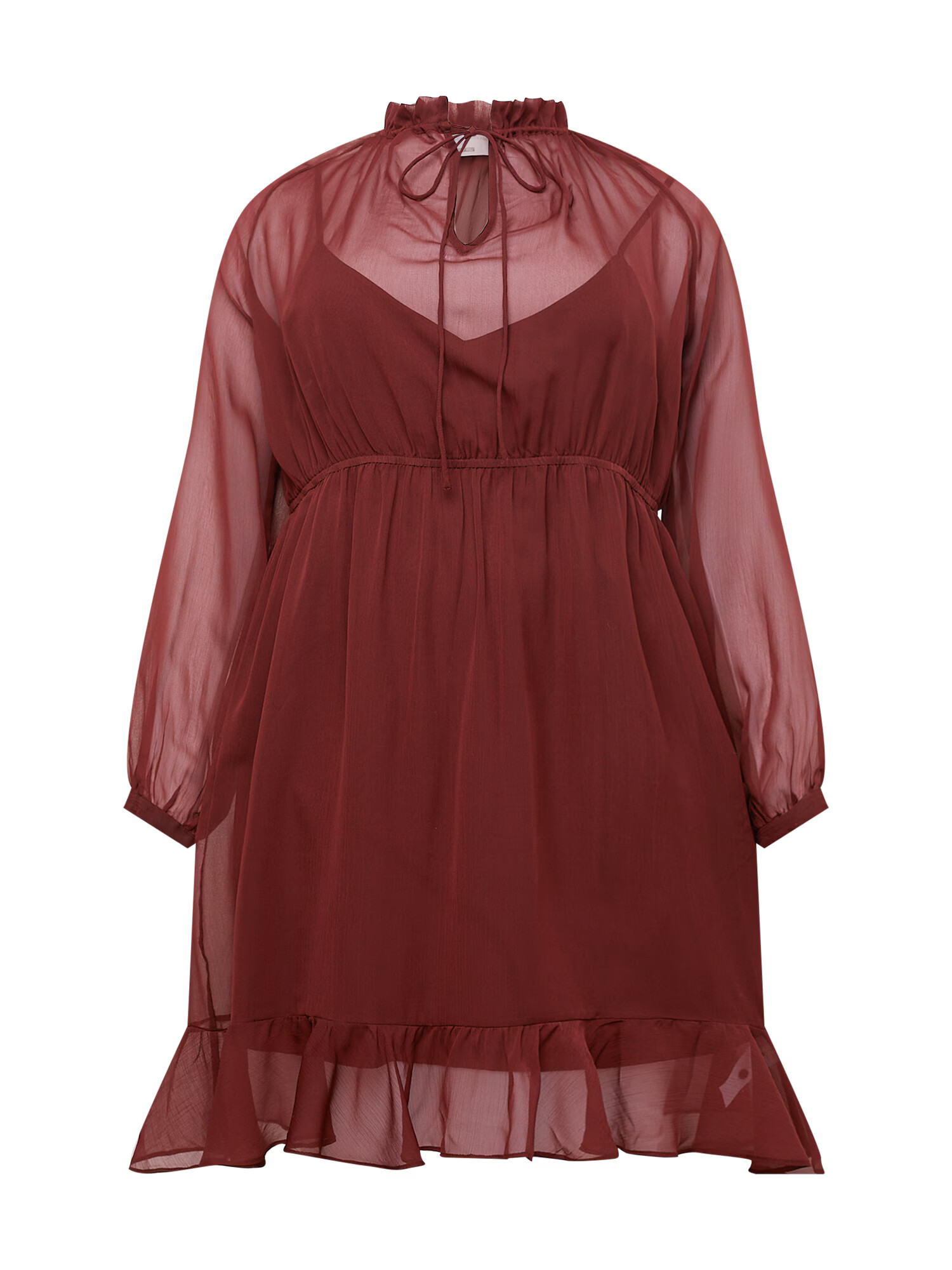 Guido Maria Kretschmer Curvy Rochie 'Abby' roșu bordeaux - Pled.ro