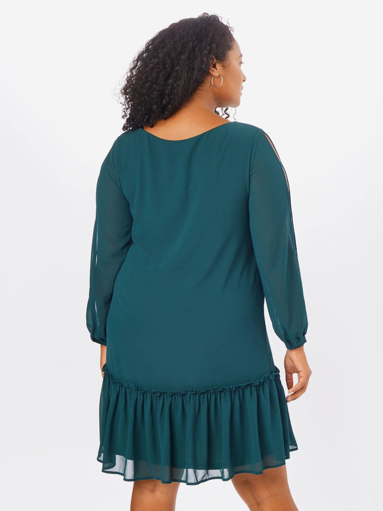 Guido Maria Kretschmer Curvy Collection Rochie de cocktail 'Ida' verde smarald - Pled.ro