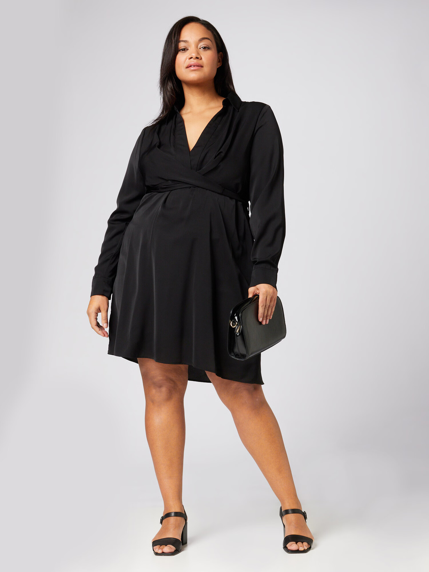 Guido Maria Kretschmer Curvy Rochie de cocktail 'Kate' negru - Pled.ro