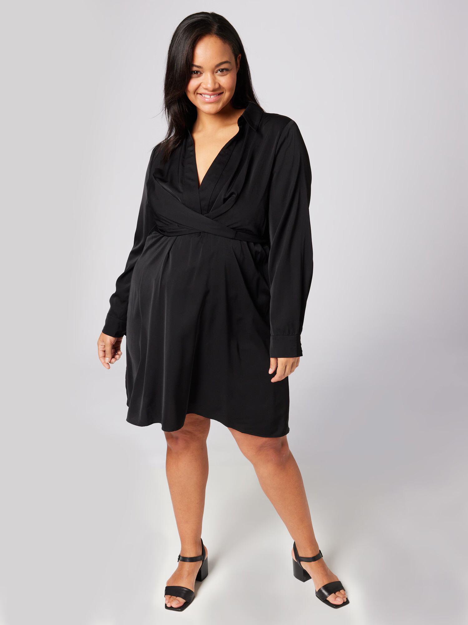 Guido Maria Kretschmer Curvy Rochie de cocktail 'Kate' negru - Pled.ro