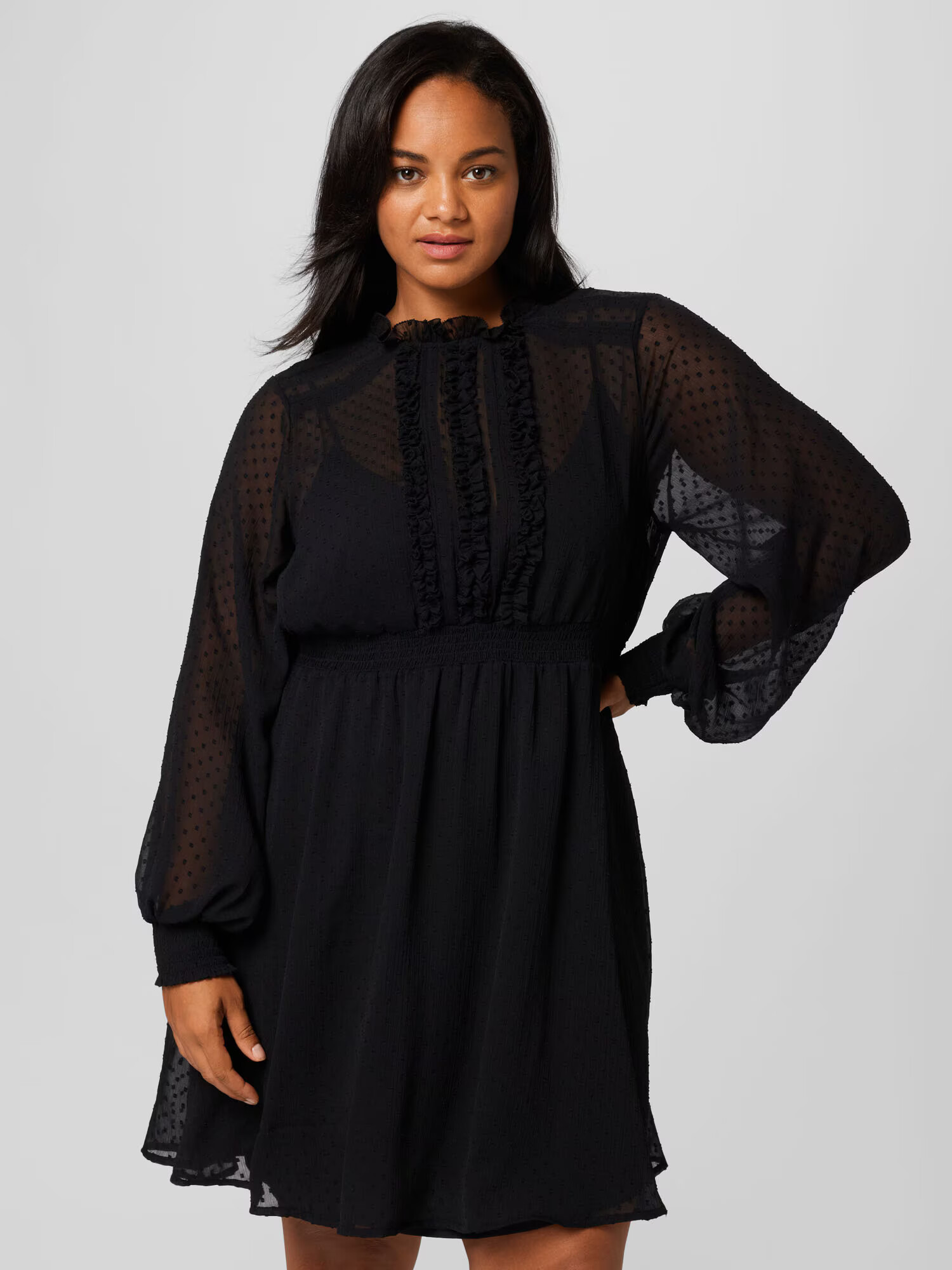 Guido Maria Kretschmer Curvy Rochie 'Jella' negru - Pled.ro