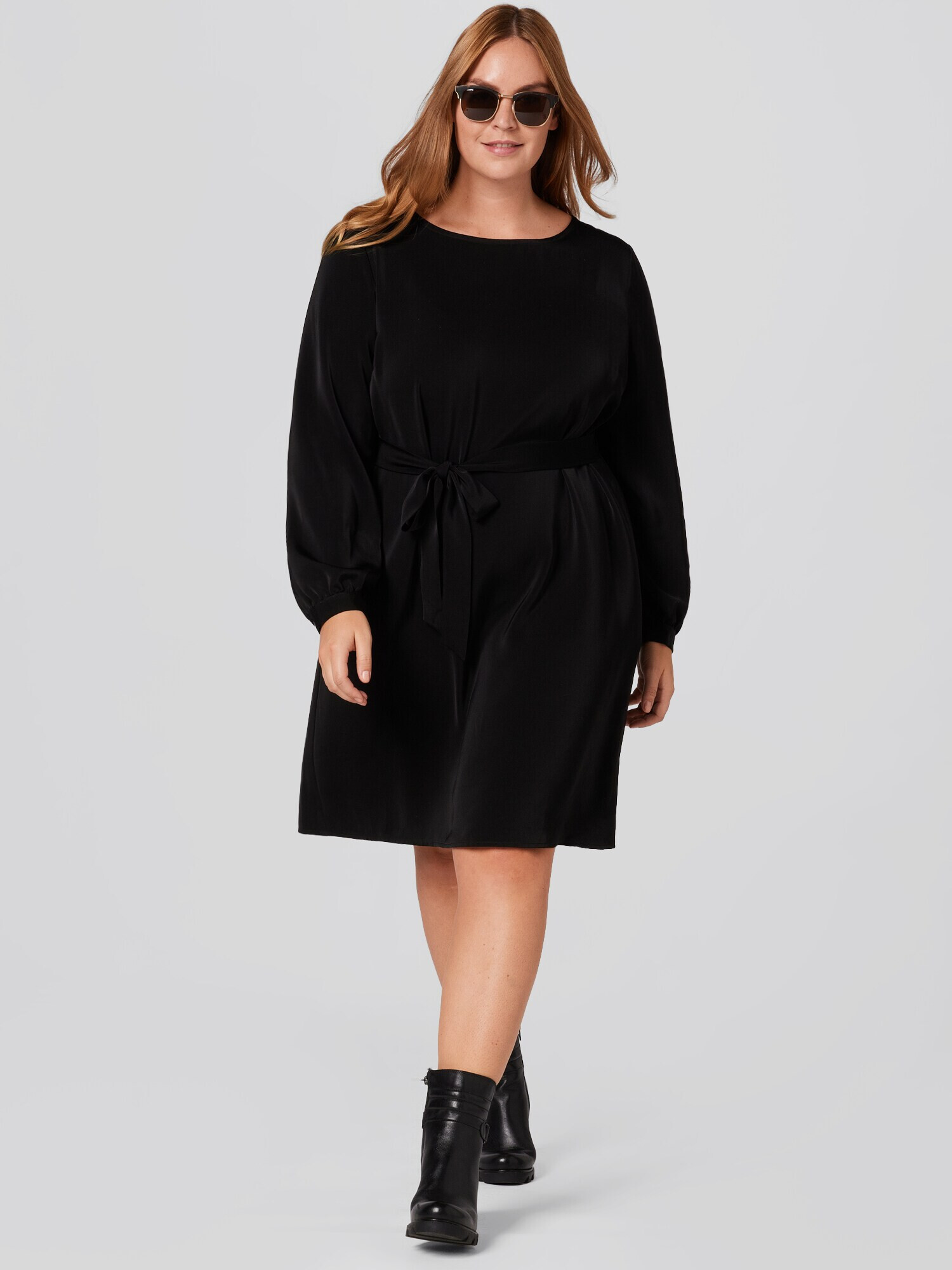 Guido Maria Kretschmer Curvy Collection Rochie 'Juna' negru - Pled.ro