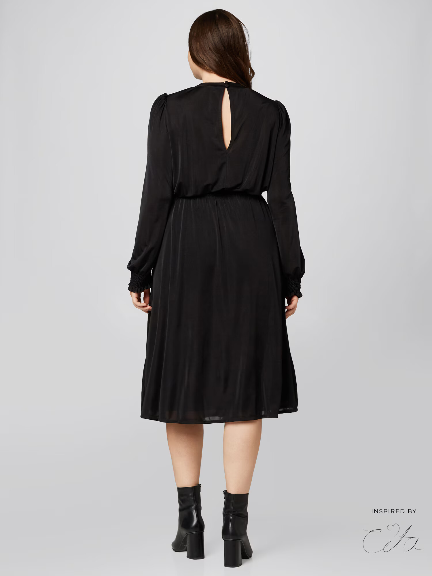 Guido Maria Kretschmer Curvy Rochie 'Meline' negru - Pled.ro