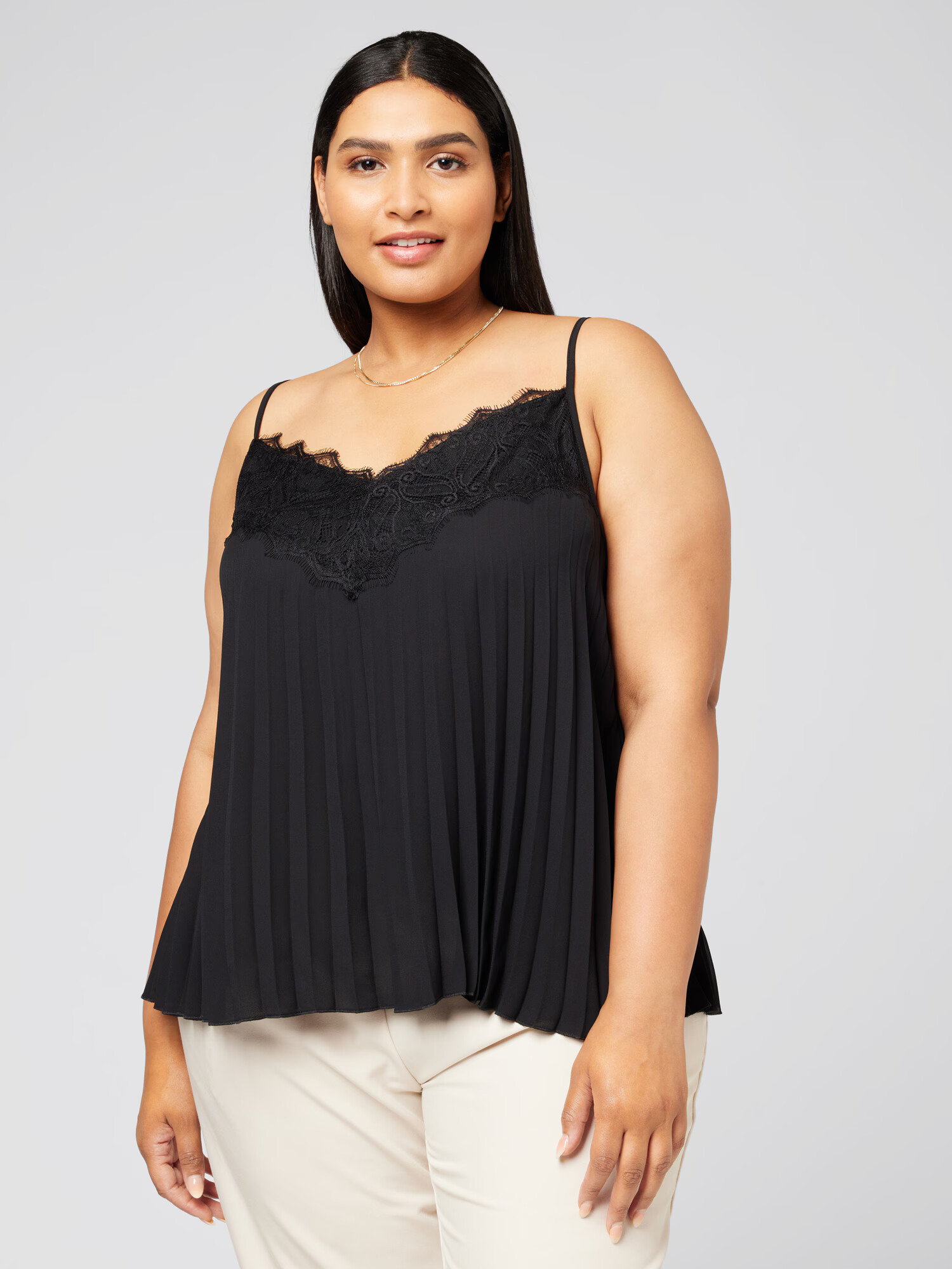 Guido Maria Kretschmer Curvy Top 'Henrieke' negru - Pled.ro