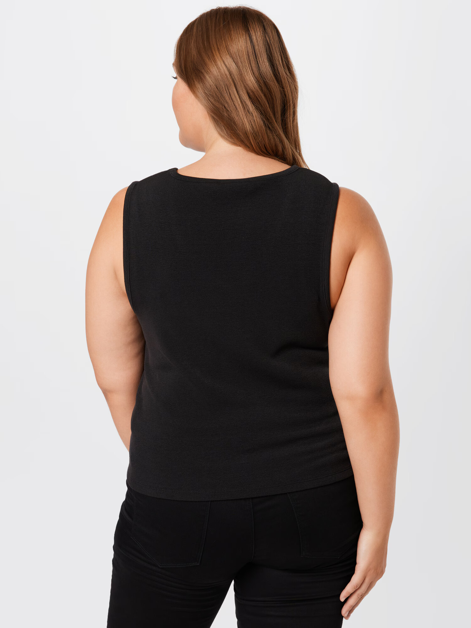 Guido Maria Kretschmer Curvy Top 'Lali' negru - Pled.ro