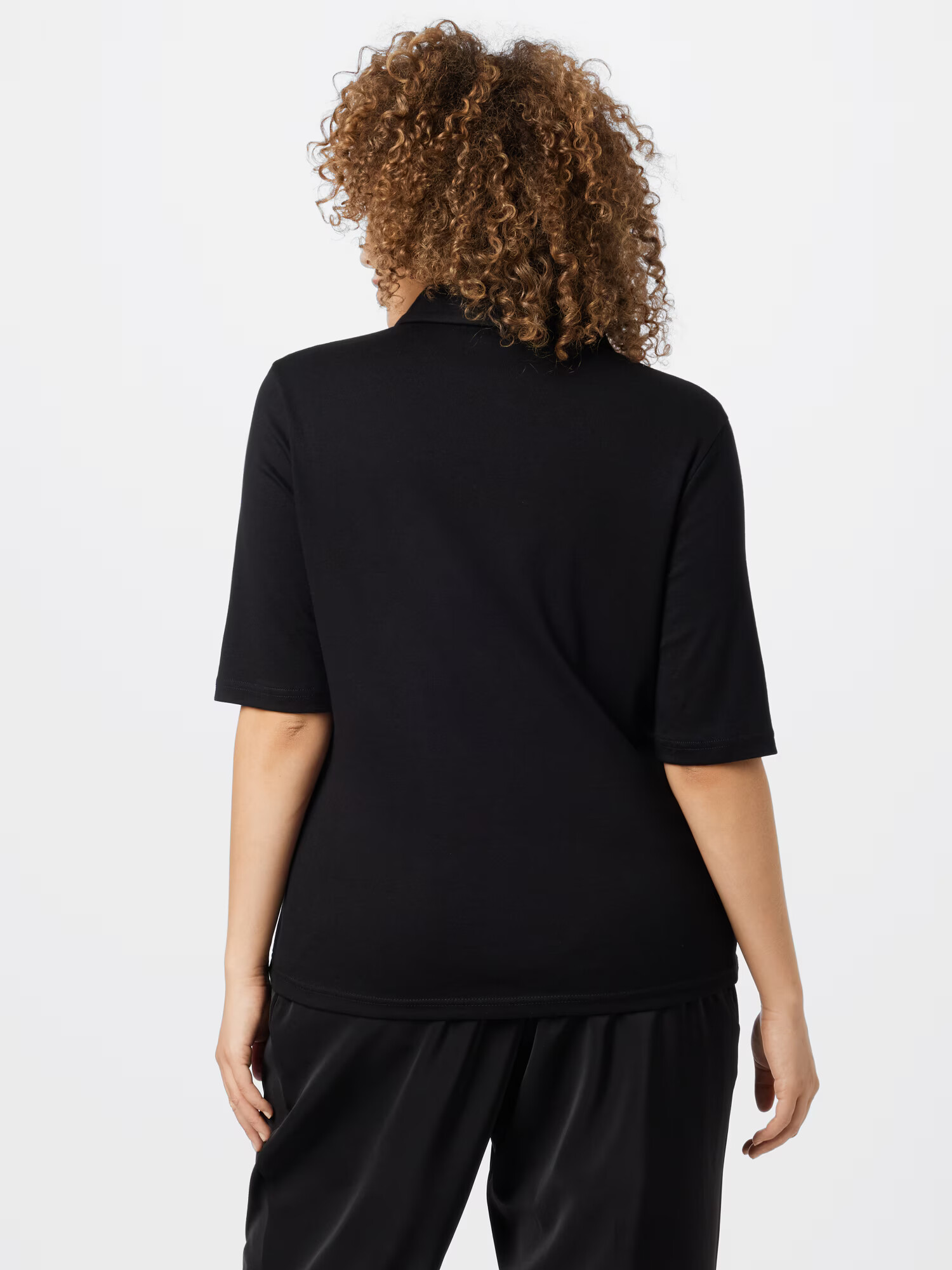 Guido Maria Kretschmer Curvy Collection Tricou 'Selma' negru - Pled.ro