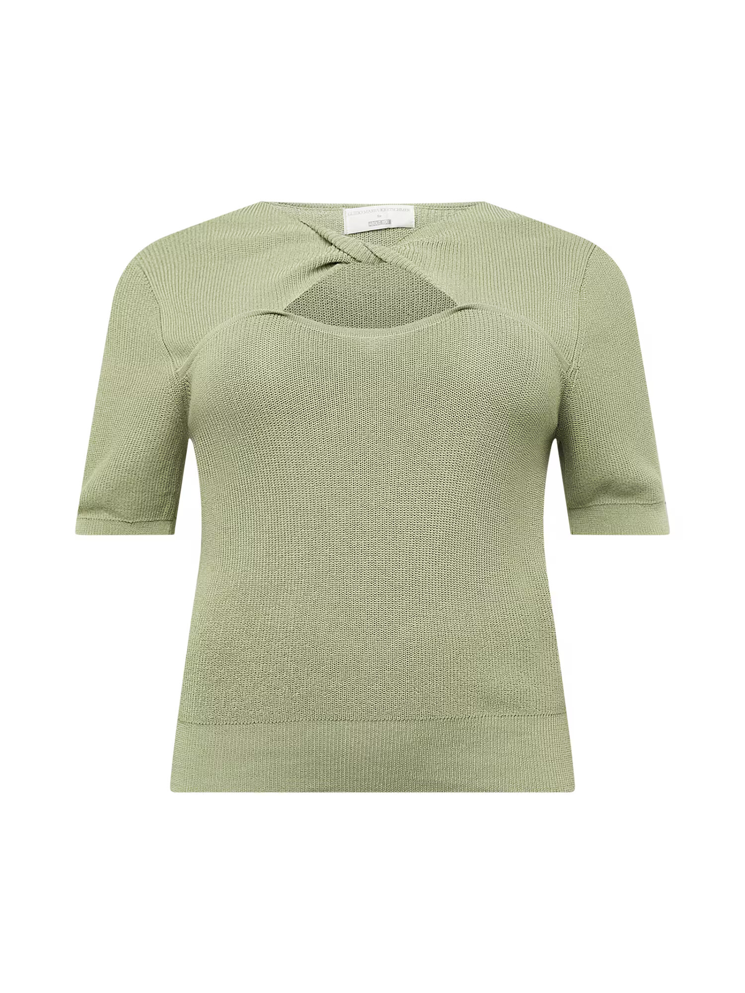 Guido Maria Kretschmer Curvy Tricou 'Stefanie' verde mentă - Pled.ro