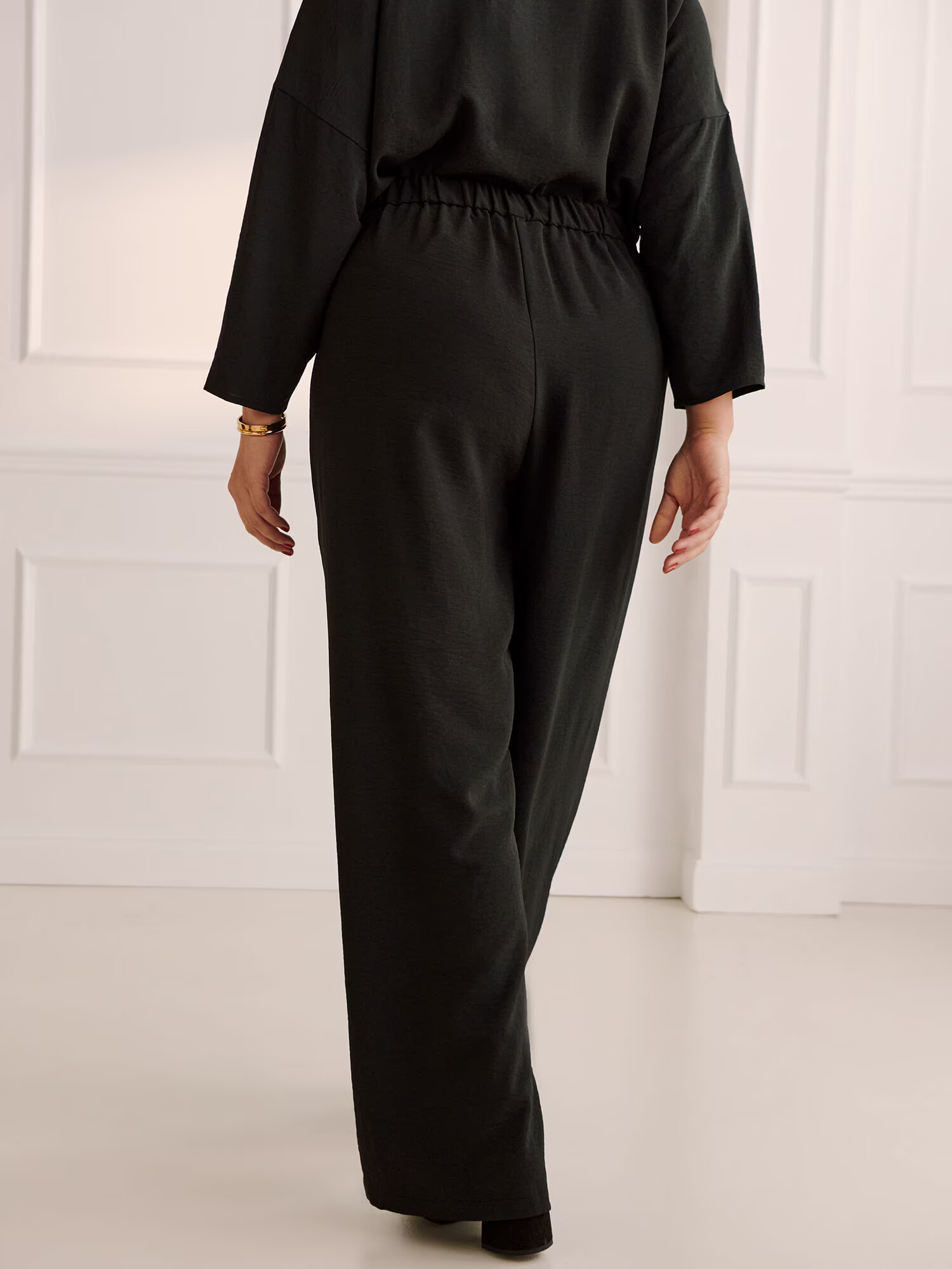 Guido Maria Kretschmer Curvy Pantaloni 'Hanne' negru - Pled.ro