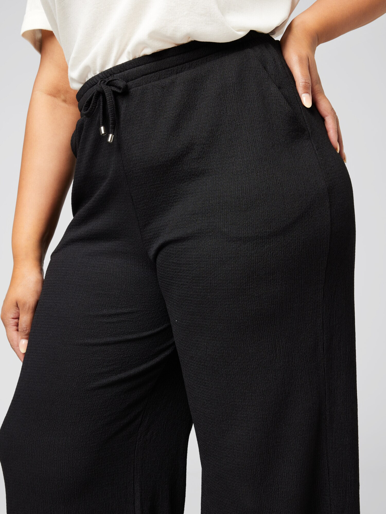 Guido Maria Kretschmer Curvy Pantaloni 'Ines' negru - Pled.ro