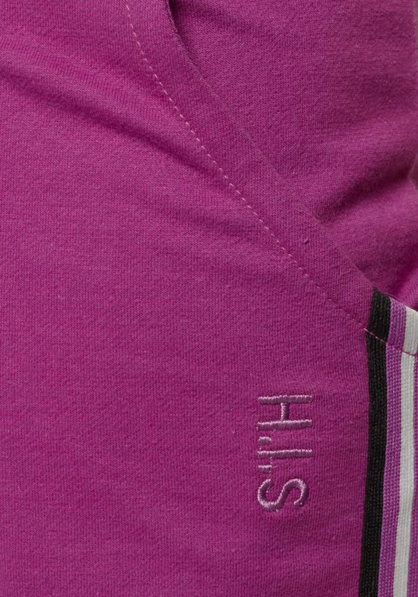 H.I.S Pantaloni de pijama lila / negru / alb - Pled.ro