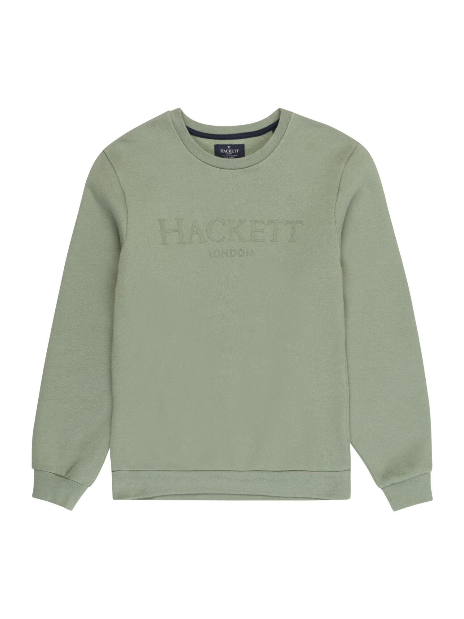 Hackett London Bluză de molton verde pastel - Pled.ro