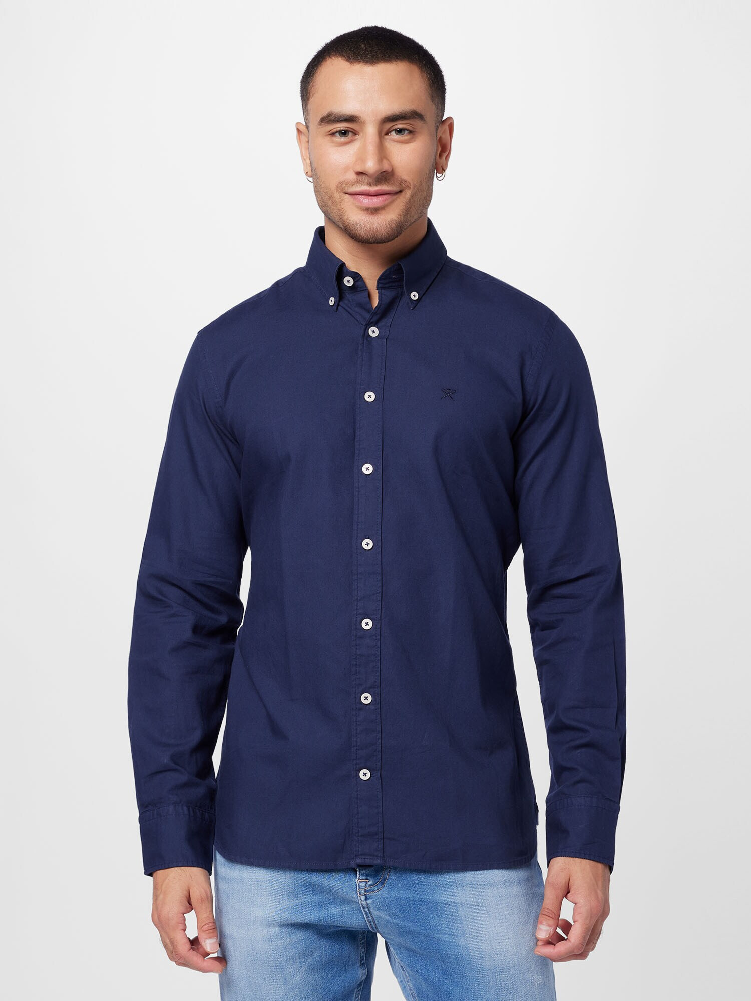 Hackett London Cămașă 'OXFORD' bleumarin - Pled.ro