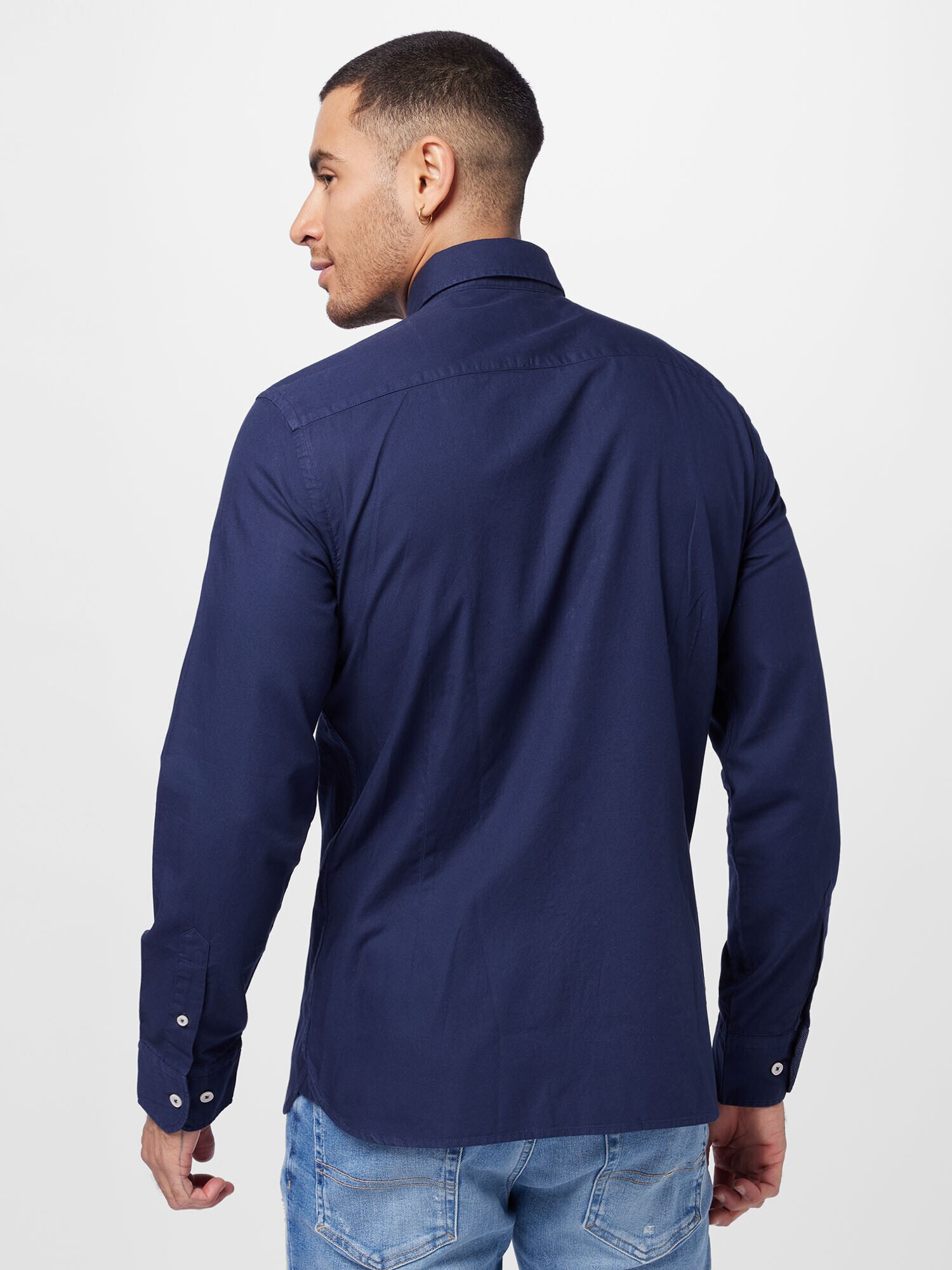 Hackett London Cămașă 'OXFORD' bleumarin - Pled.ro