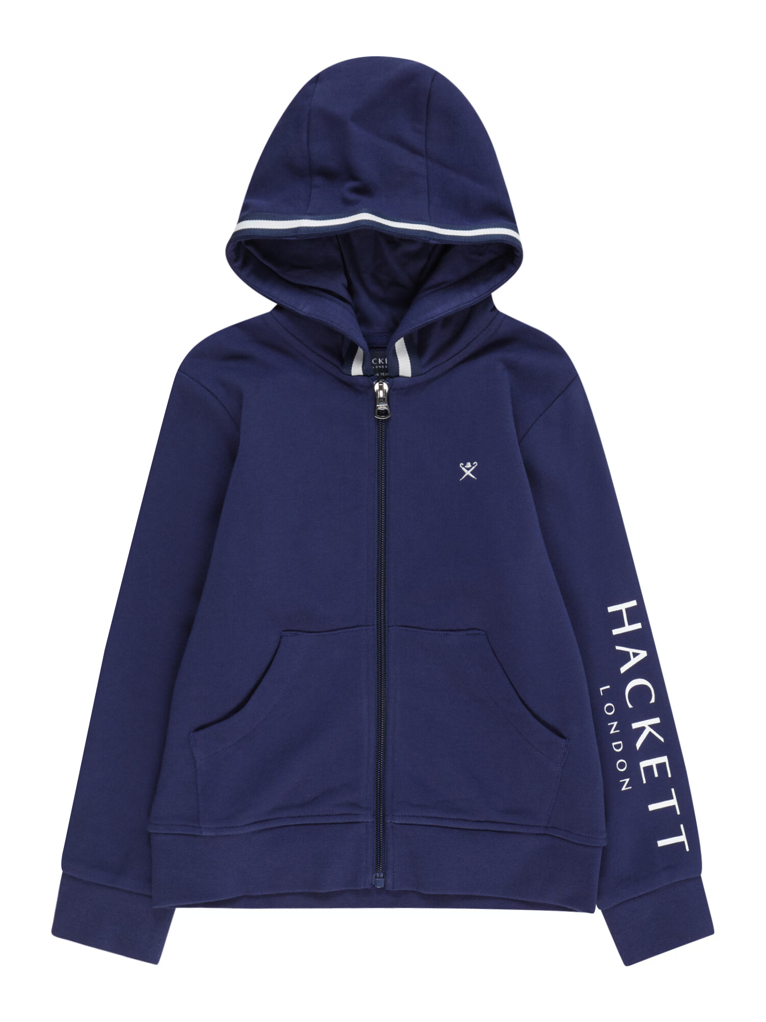 Hackett London Hanorac bleumarin / alb - Pled.ro