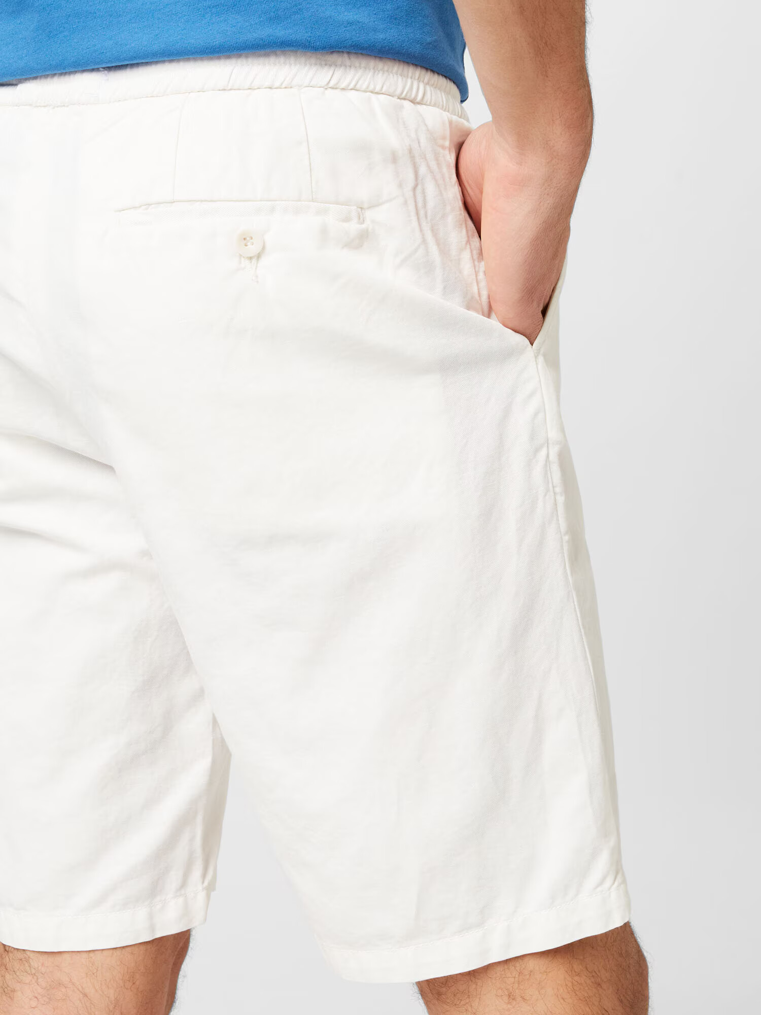 Hackett London Pantaloni alb coajă de ou - Pled.ro