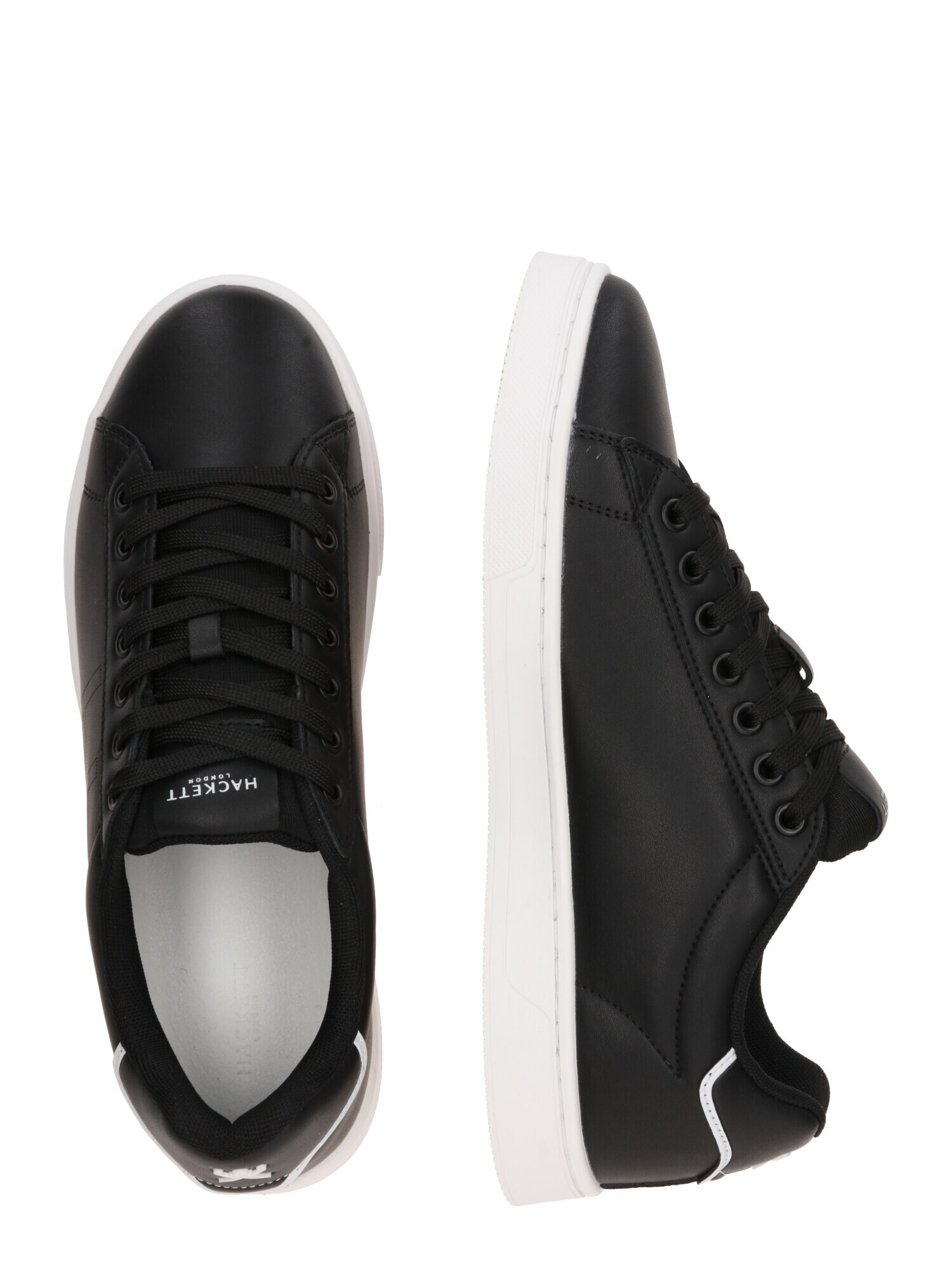 Hackett London Sneaker low 'HARPER SUMMER' negru / alb - Pled.ro