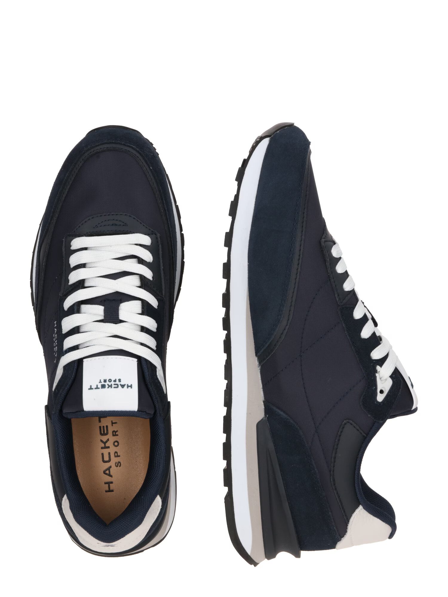 Hackett London Sneaker low 'TELFOR' albastru noapte / alb - Pled.ro