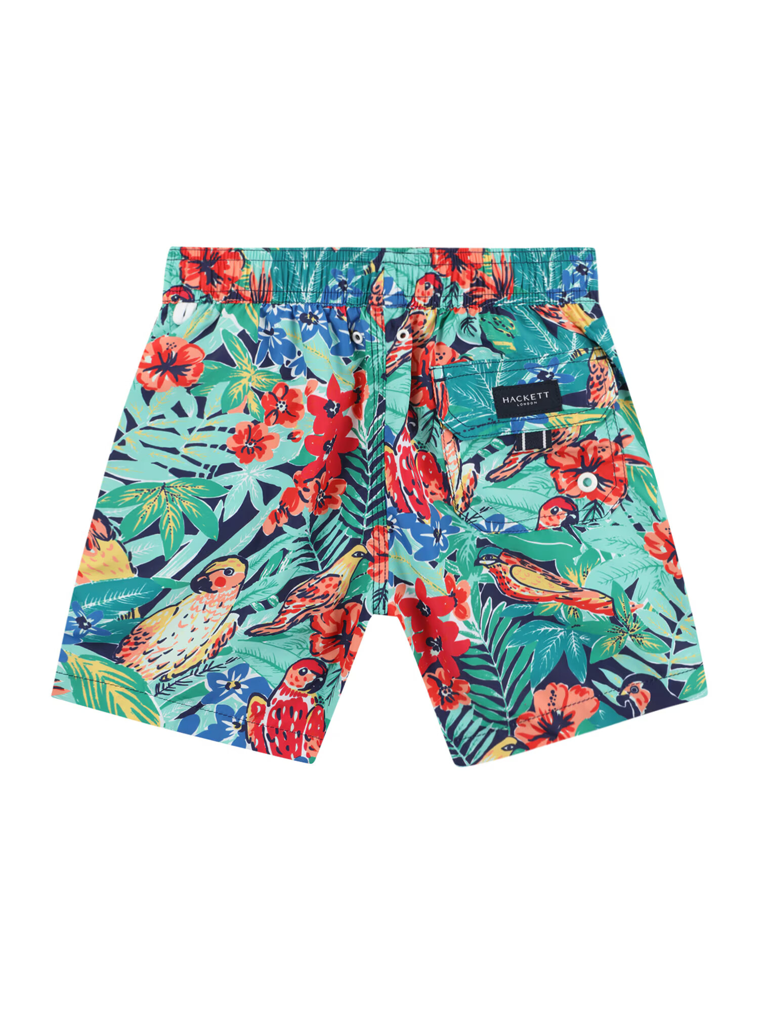 Hackett London Șorturi de baie 'HAWAIIAN' albastru / galben / verde / roșu - Pled.ro