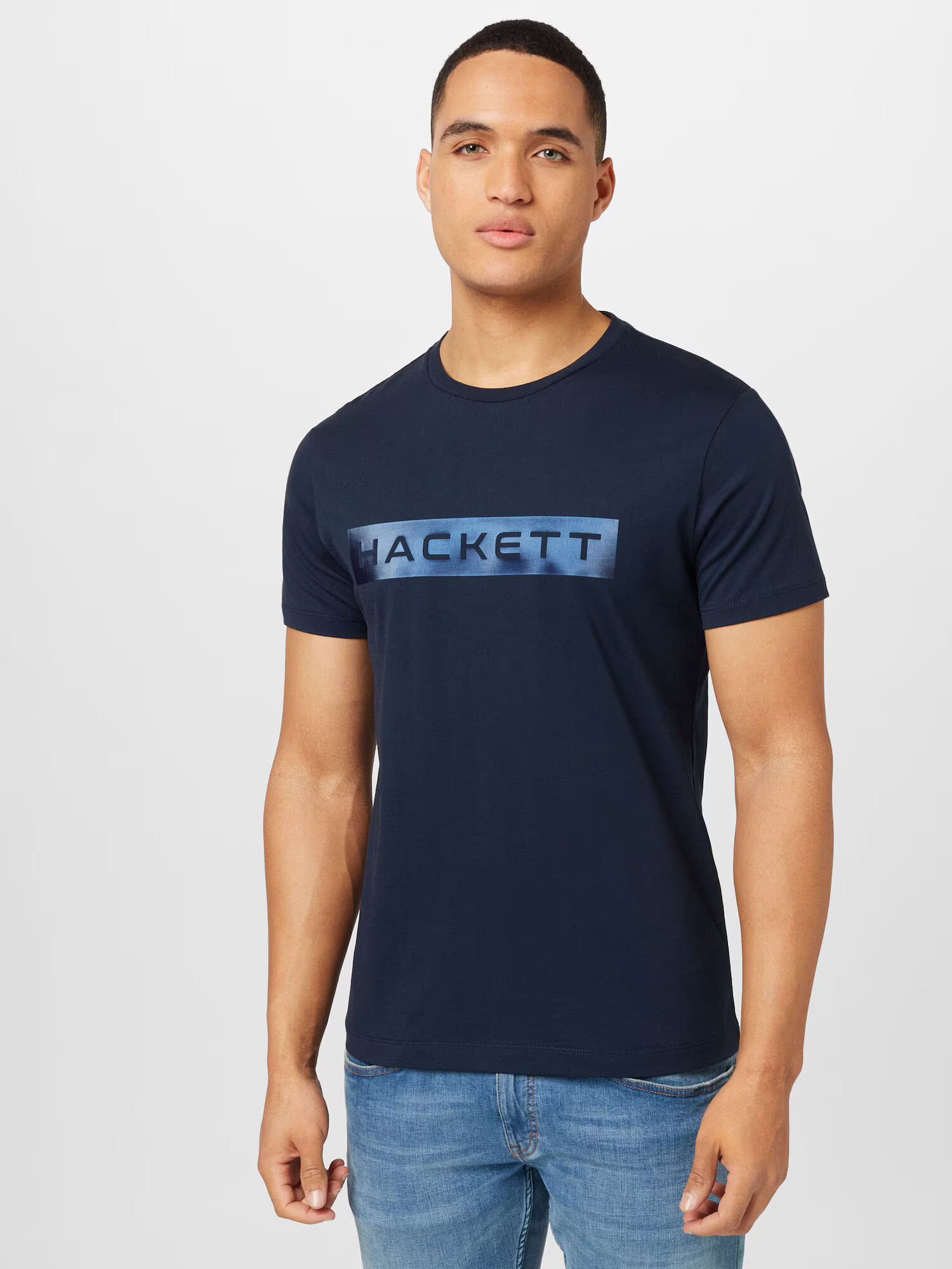 Hackett London Tricou albastru / bleumarin - Pled.ro