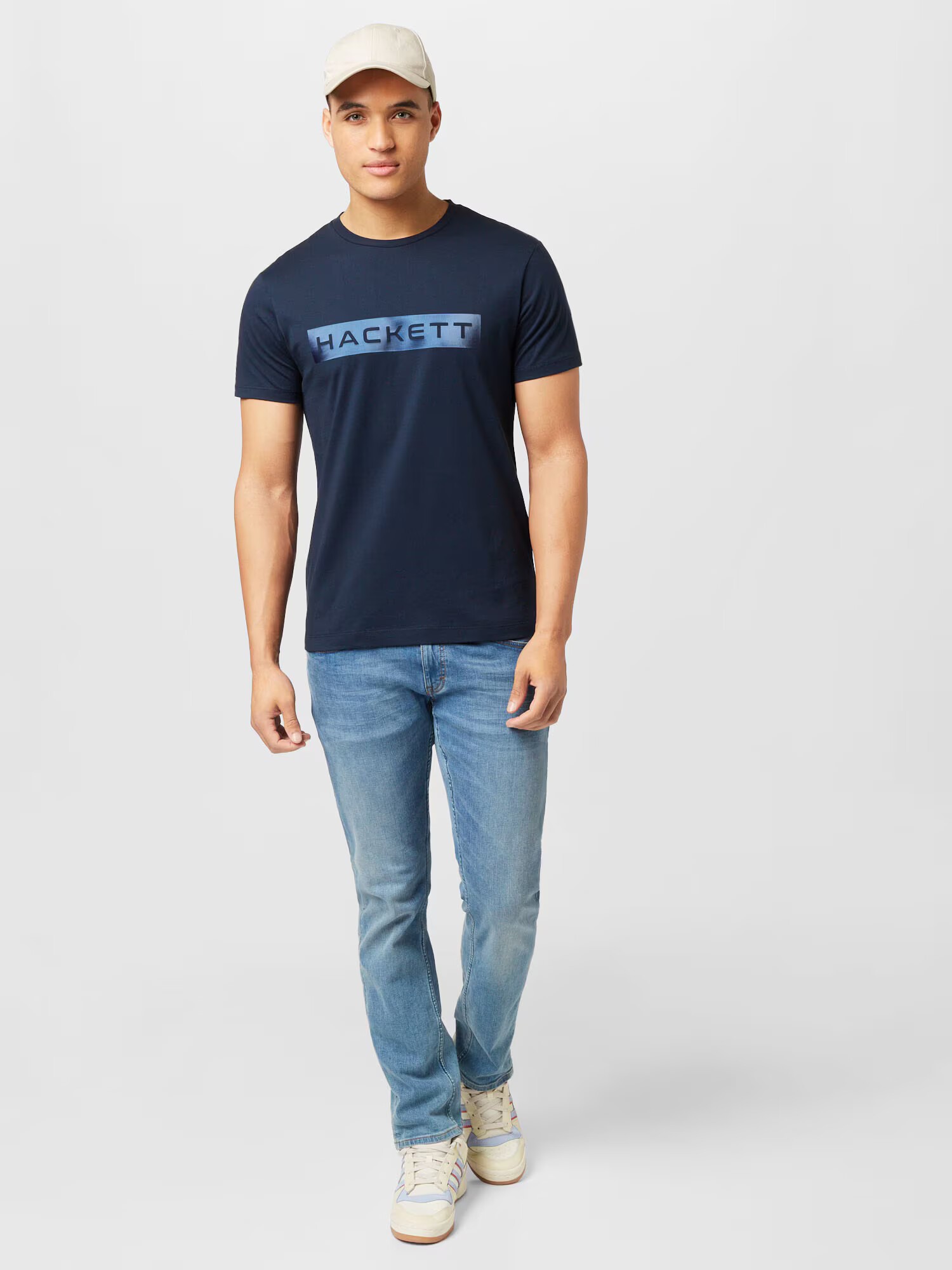 Hackett London Tricou albastru / bleumarin - Pled.ro