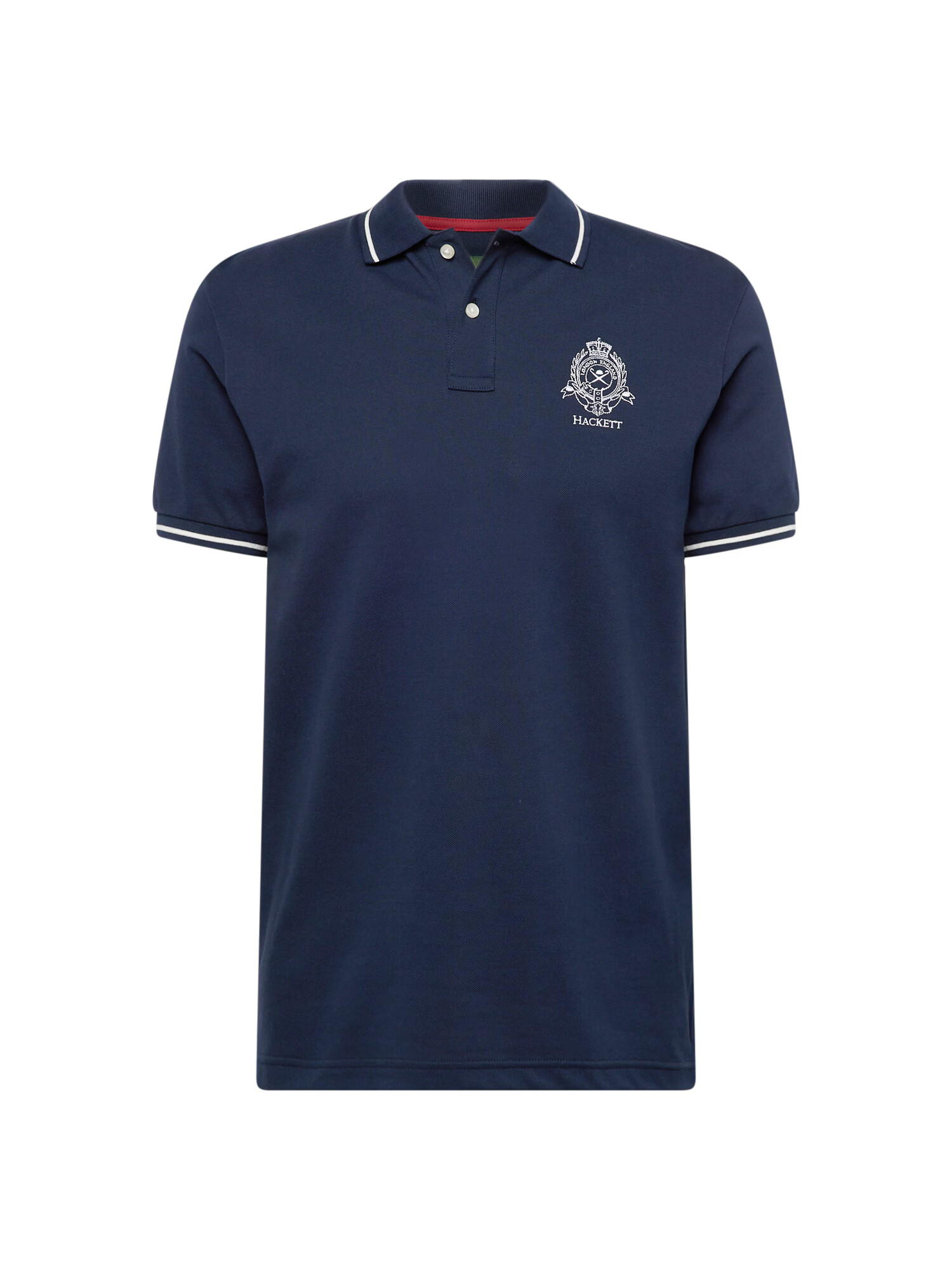 Hackett London Tricou bleumarin / alb - Pled.ro