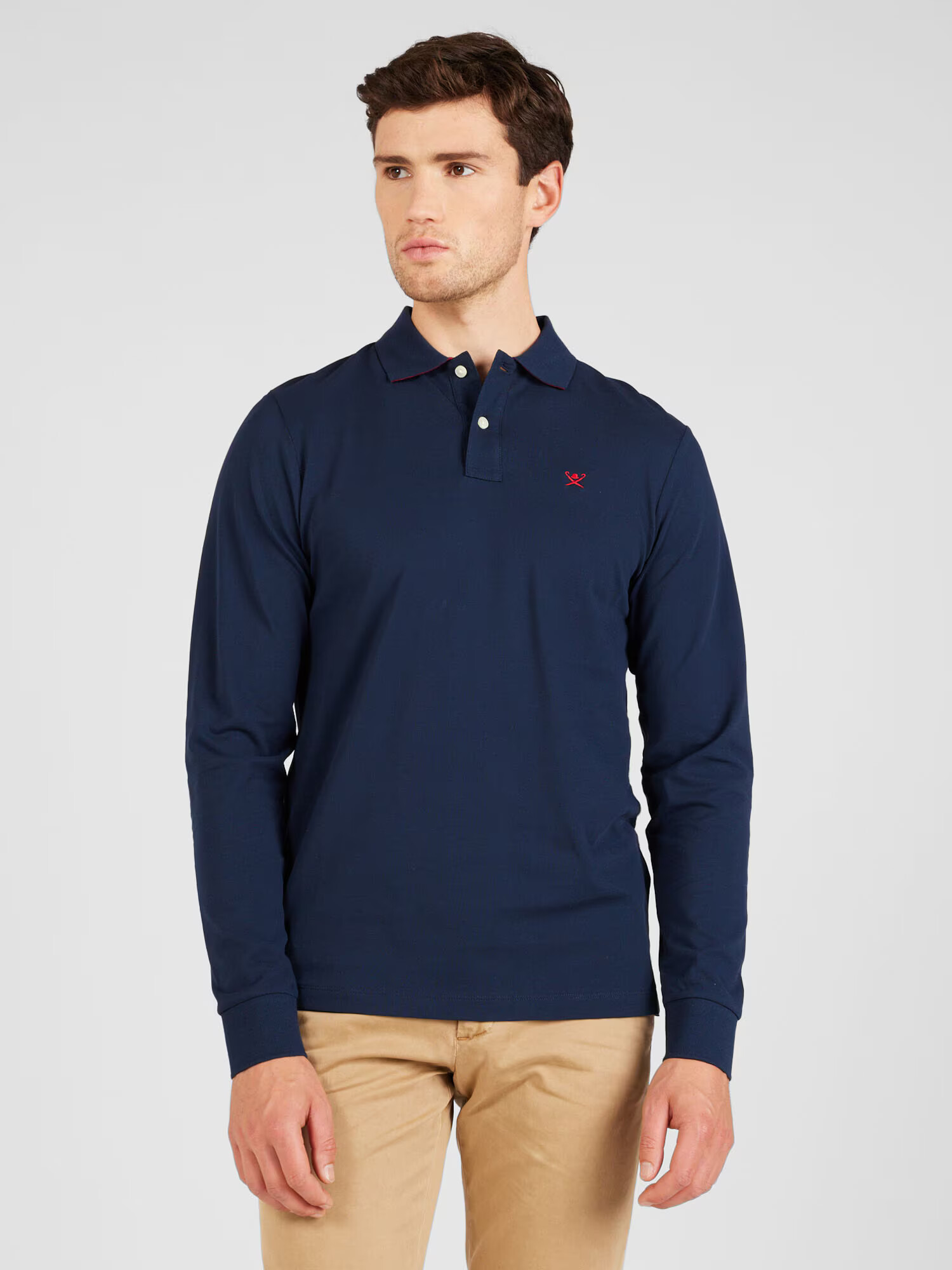 Hackett London Tricou bleumarin / roșu - Pled.ro