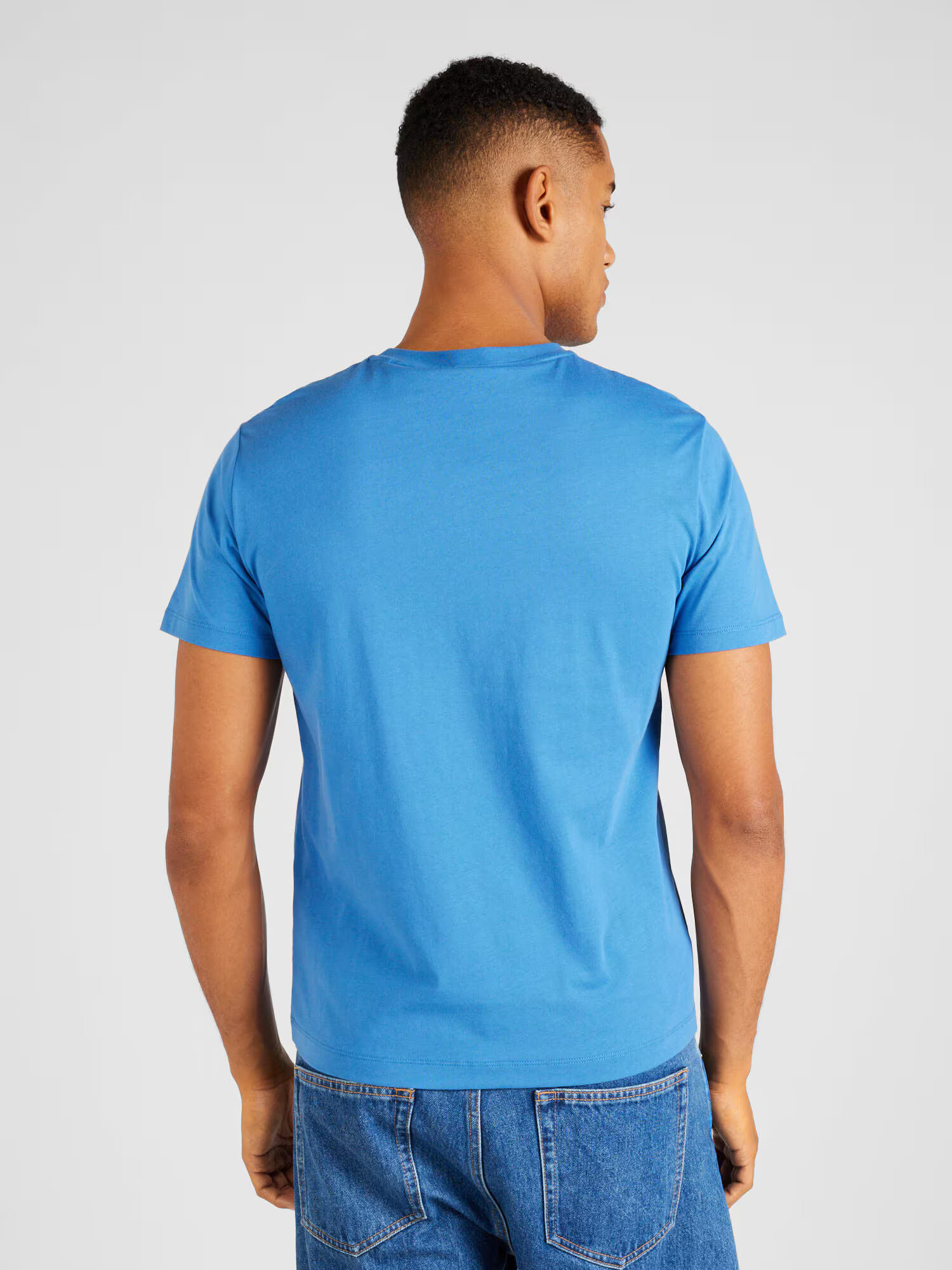 Hackett London Tricou 'ESSENTIAL' albastru / azur - Pled.ro