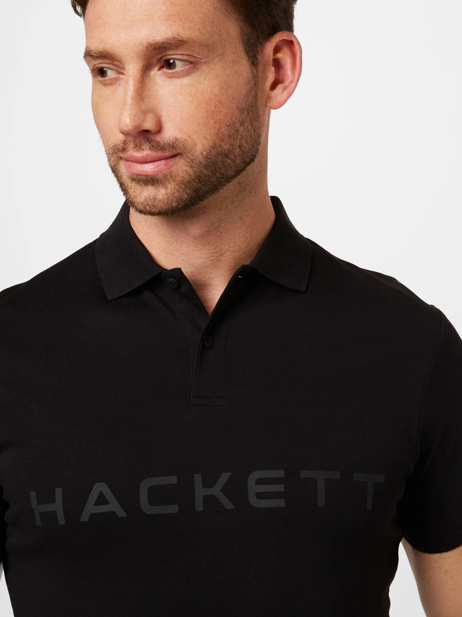 Hackett London Tricou negru - Pled.ro