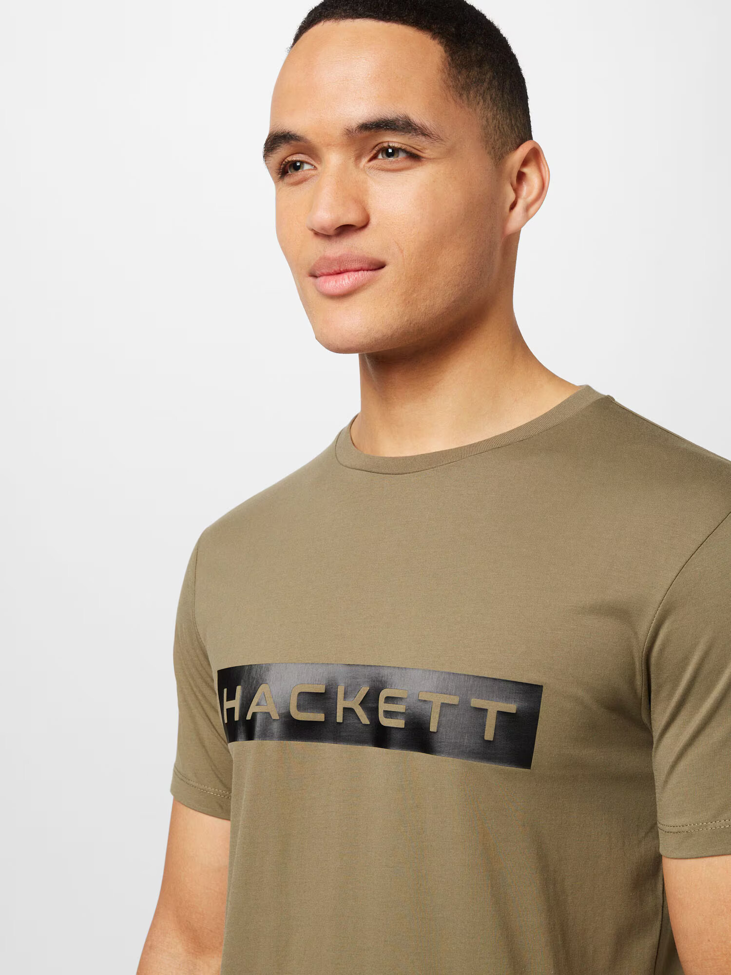 Hackett London Tricou oliv / negru - Pled.ro