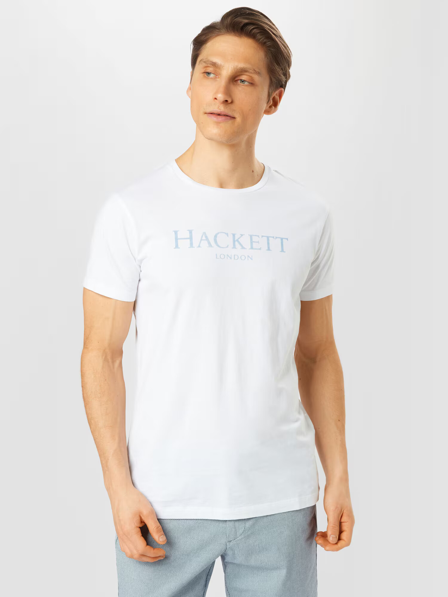 Hackett London Tricou opal / alb - Pled.ro