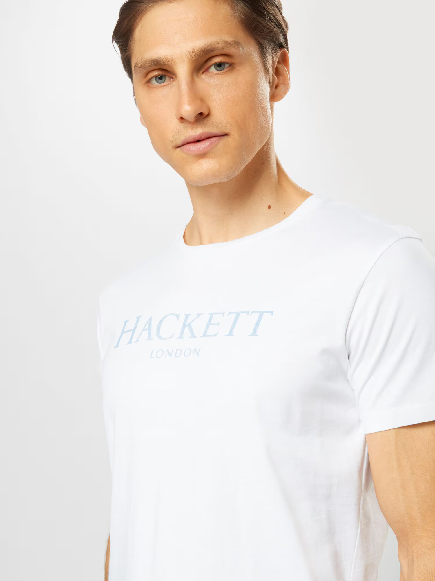 Hackett London Tricou opal / alb - Pled.ro