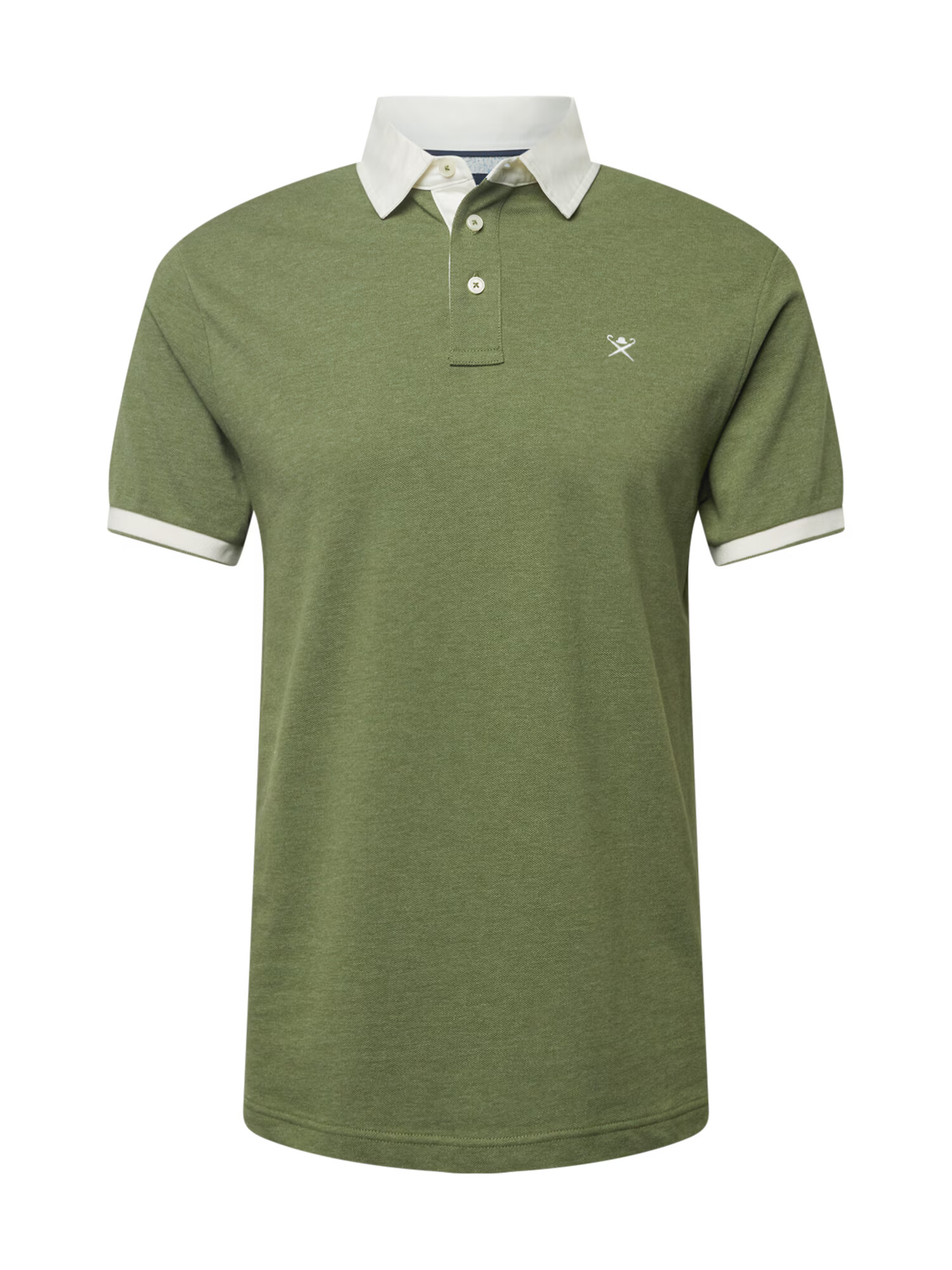 Hackett London Tricou 'WOVEN' oliv - Pled.ro