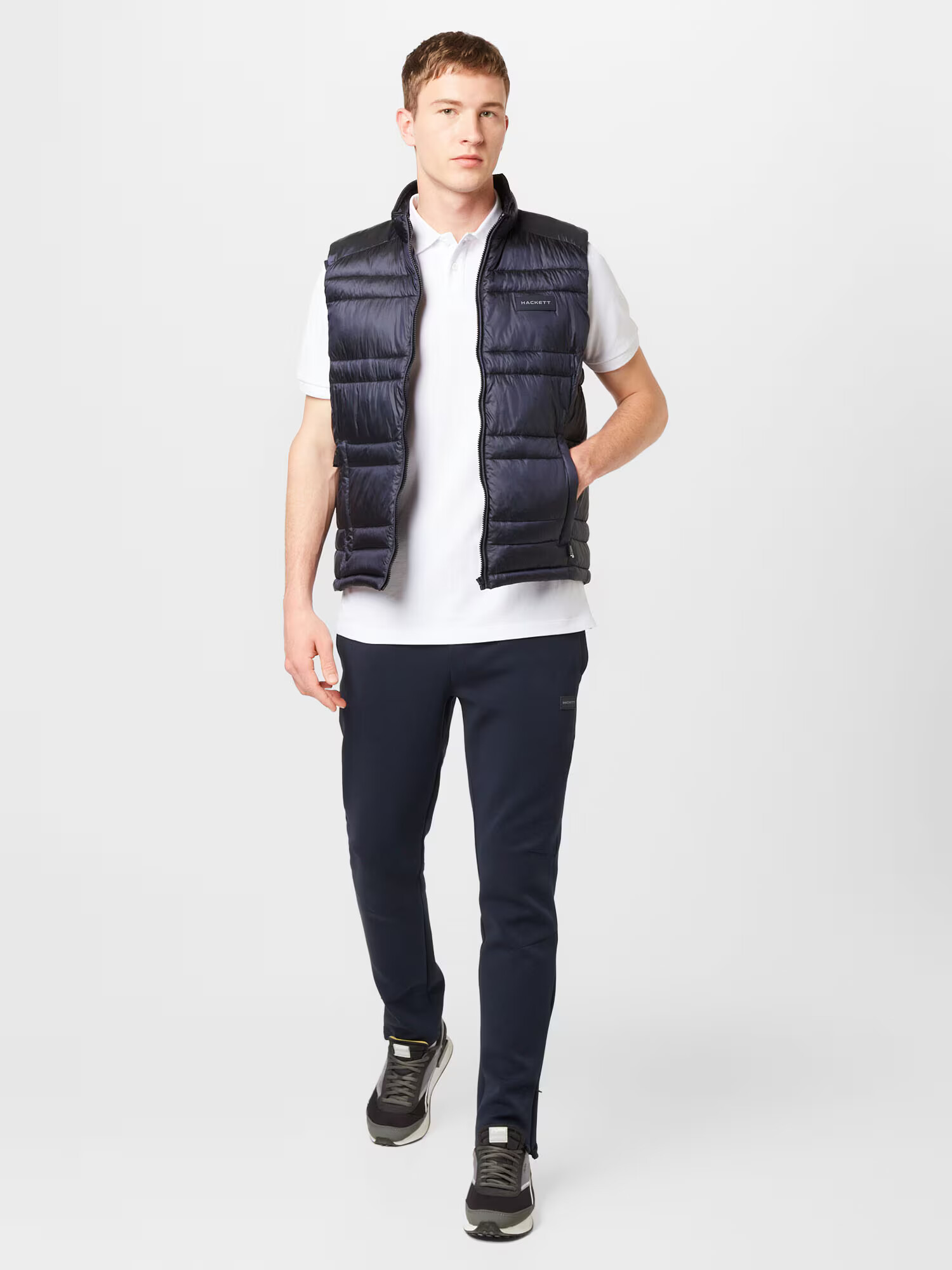 Hackett London Vestă bleumarin - Pled.ro